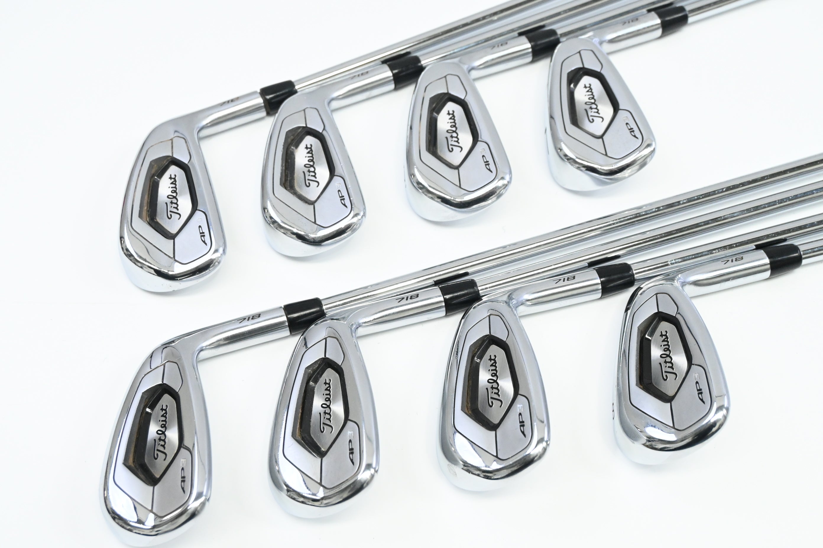 Titleist 718 AP3 Irons / 4-PW+48° / Regular Flex AMT Red R300 Shafts
