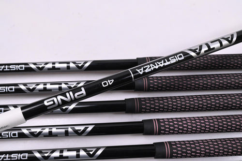 Ping G710 Irons / 6-PW+UW+SW / Black Dot / Senior Flex Ping ALTA Distanza 40