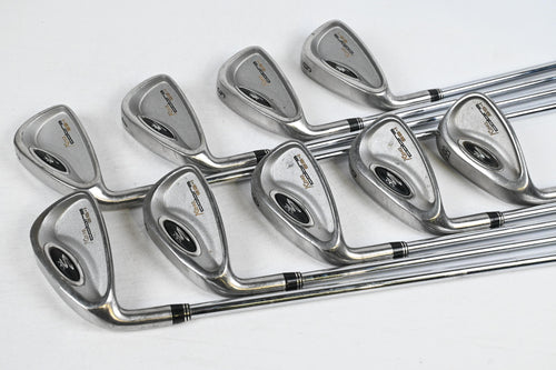 Left Hand Cobra SS Irons / 3-PW+SW / Regular Flex Precision Microtaper Shafts
