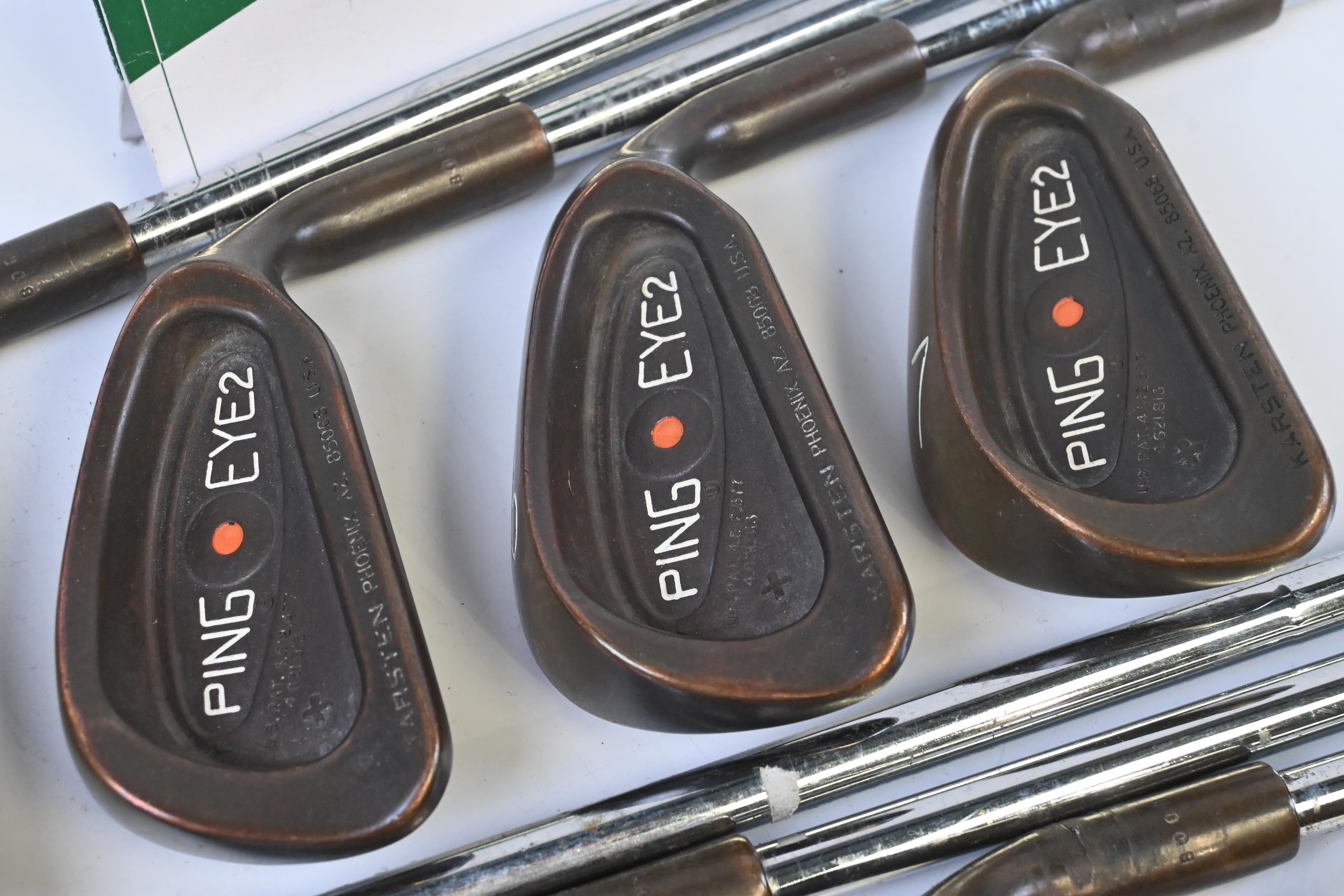 Ping Eye 2+ BeCu Irons / 4-PW+SW / Stiff Flex KBS Tour 90 Shafts