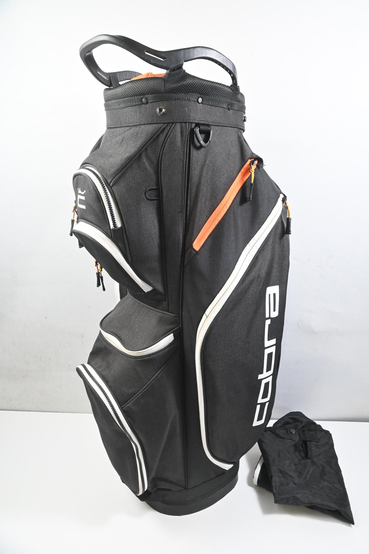 Cobra Cart Bag / 14-Way Divider / Black, White & Orange