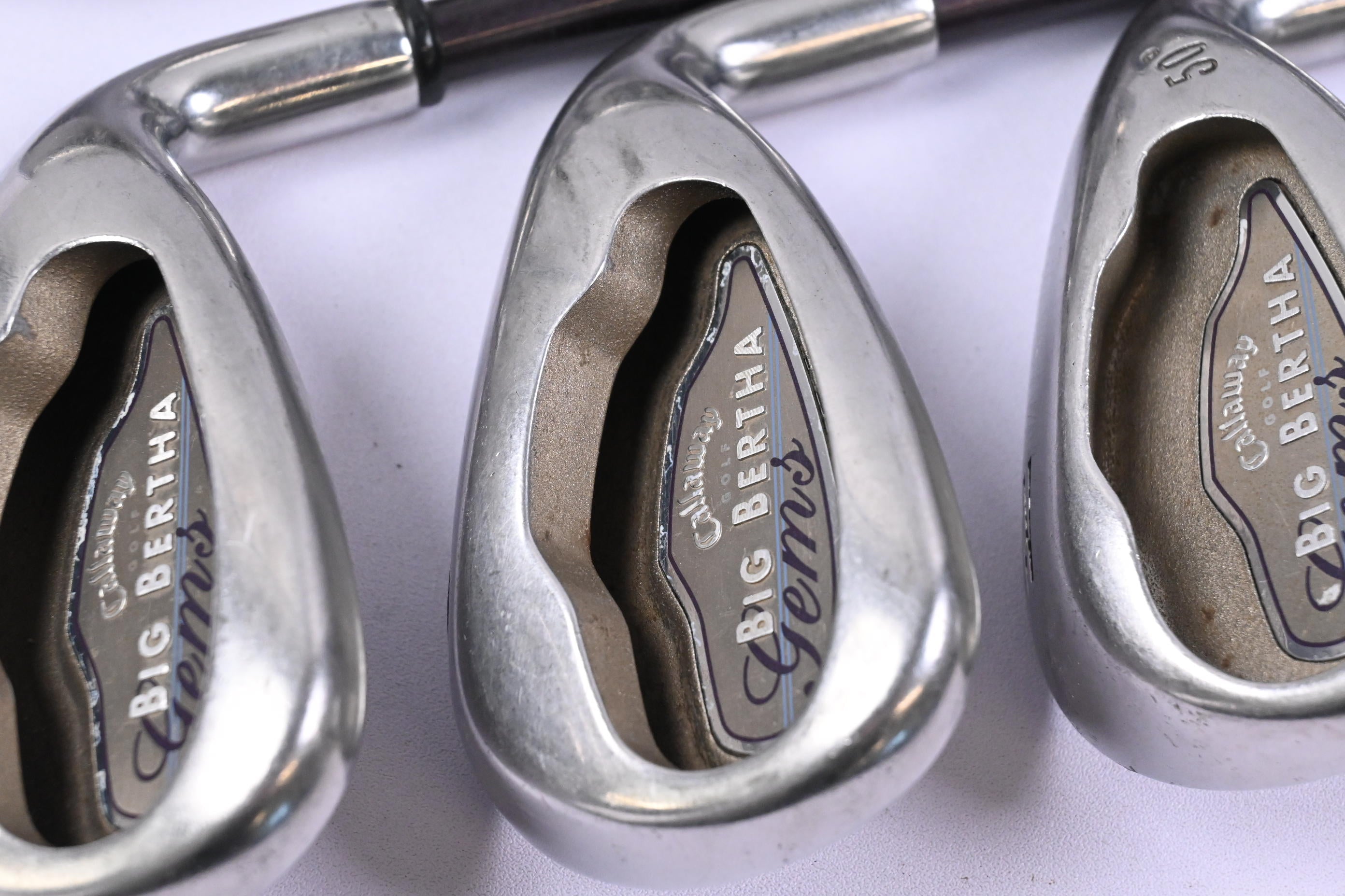 Ladies Callaway Big Bertha 2004 Irons / 5-PW+GW+SW / Ladies Gems 65 Shafts
