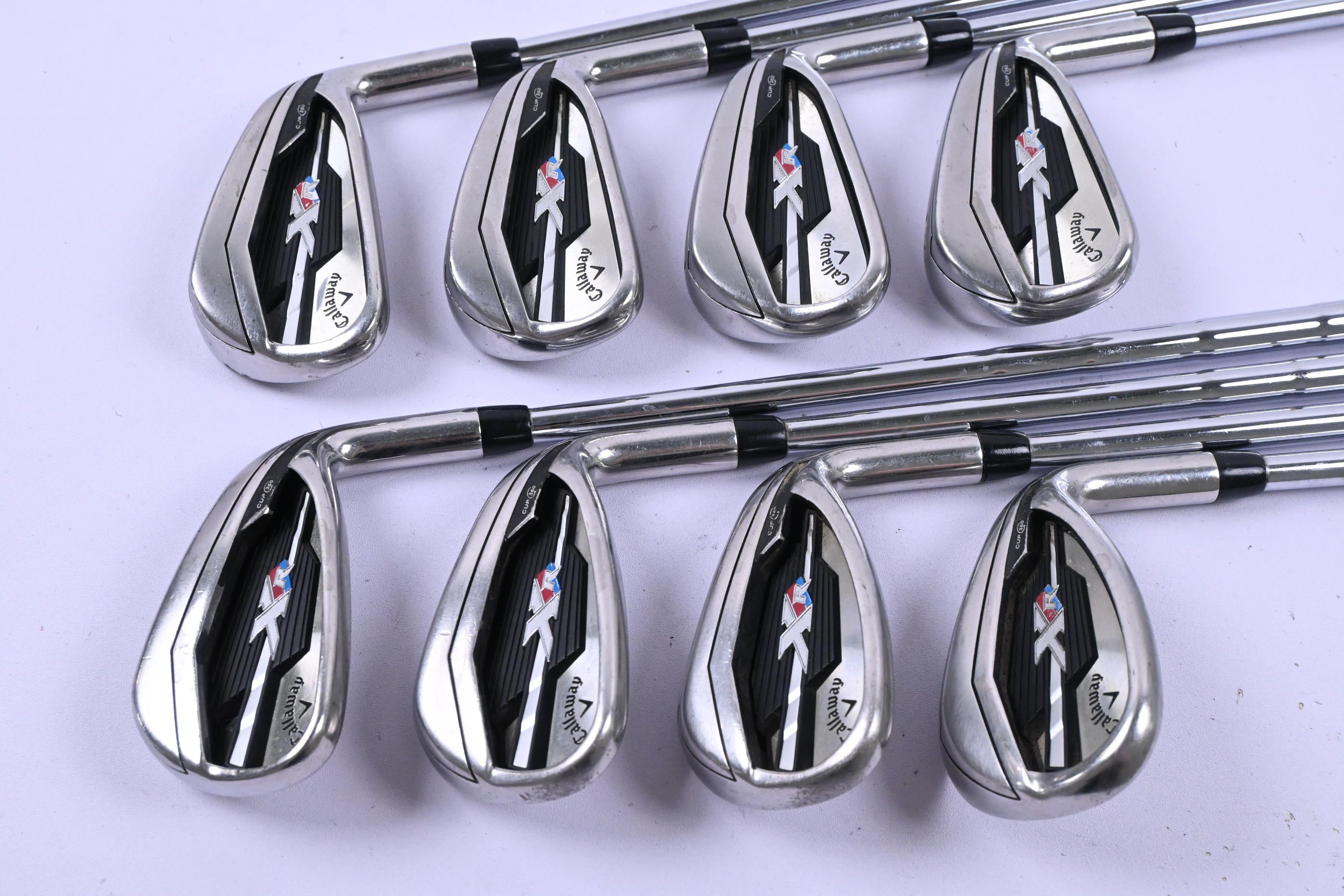 Callaway XR Irons / 4-PW+SW / X-Flex KBS Tour-V 120 Shafts