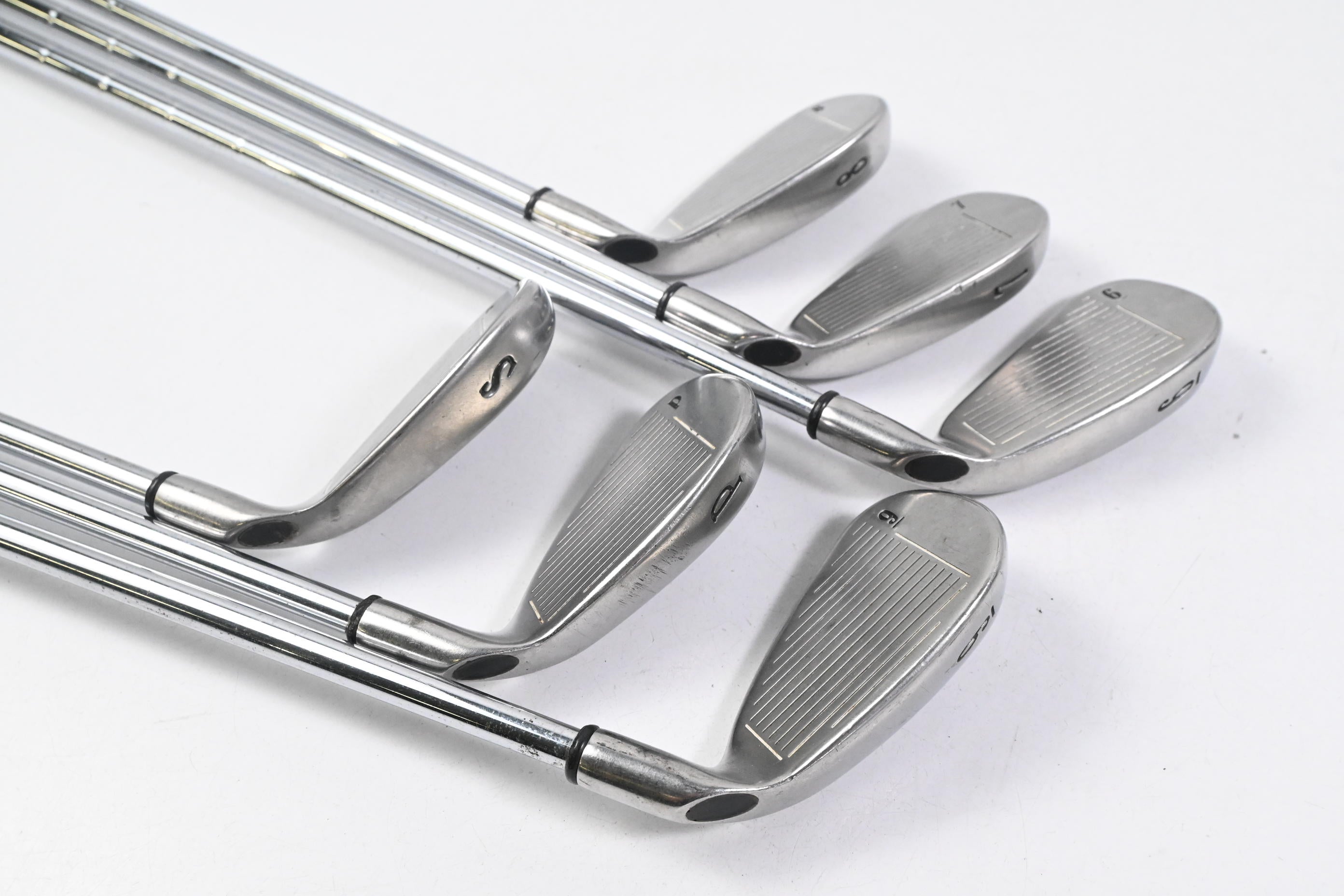 Left Hand Callaway X-16 Irons / 6-PW+SW / Uniflex Callaway Steelhead Shafts