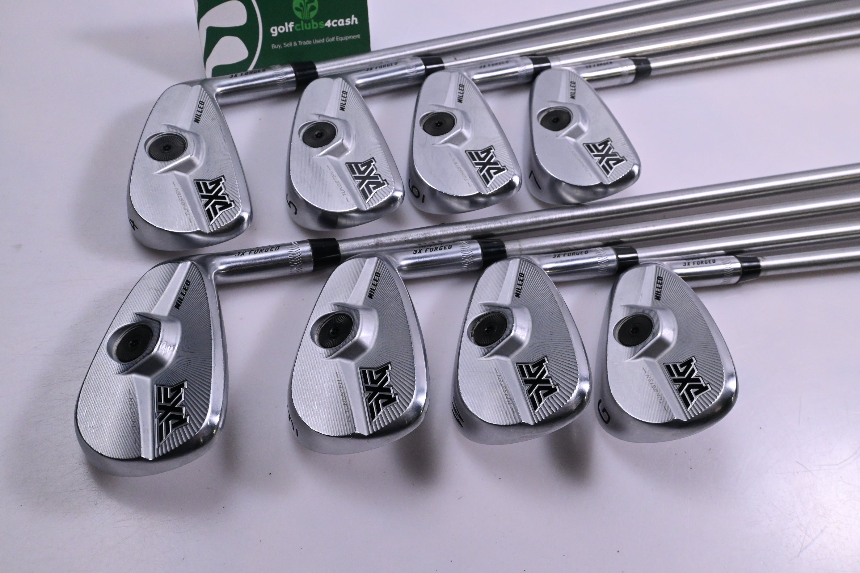 PXG 0317 Tour Irons / 4-PW+GW / Stiff Flex KBS Tour C-Taper 120 Shafts