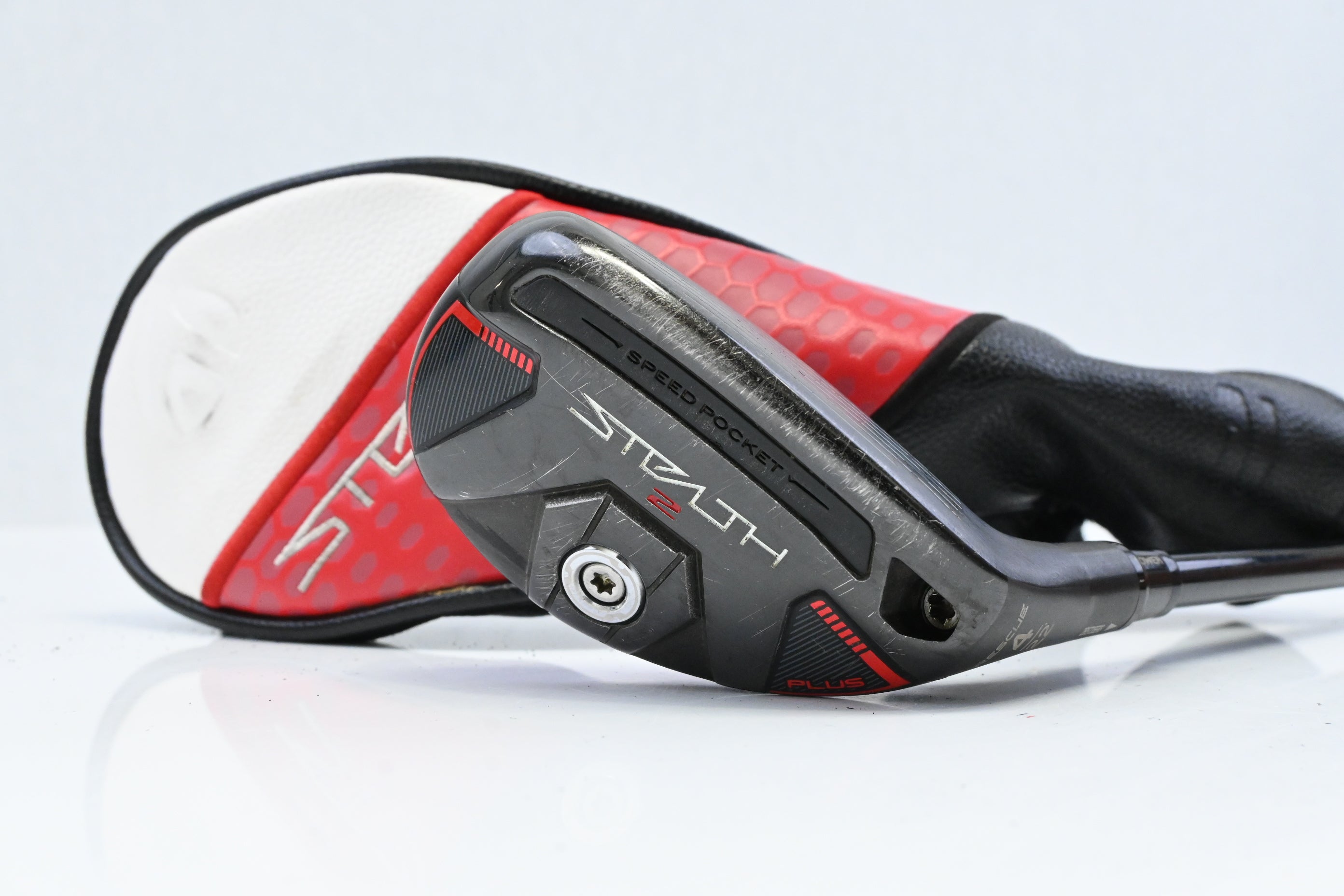 Taylormade Stealth 2 Plus #4 Hybrid / 22 Degree / Stiff Flex Kai'li Red 85 Shaft
