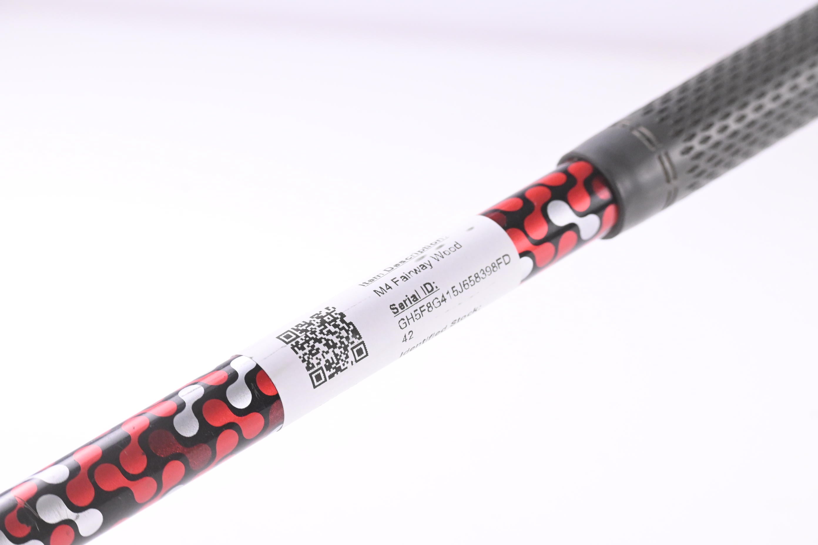 Left Hand Taylormade M4 #3 Wood / 15 Degree / Stiff Flex Atmos Red 6 Shaft