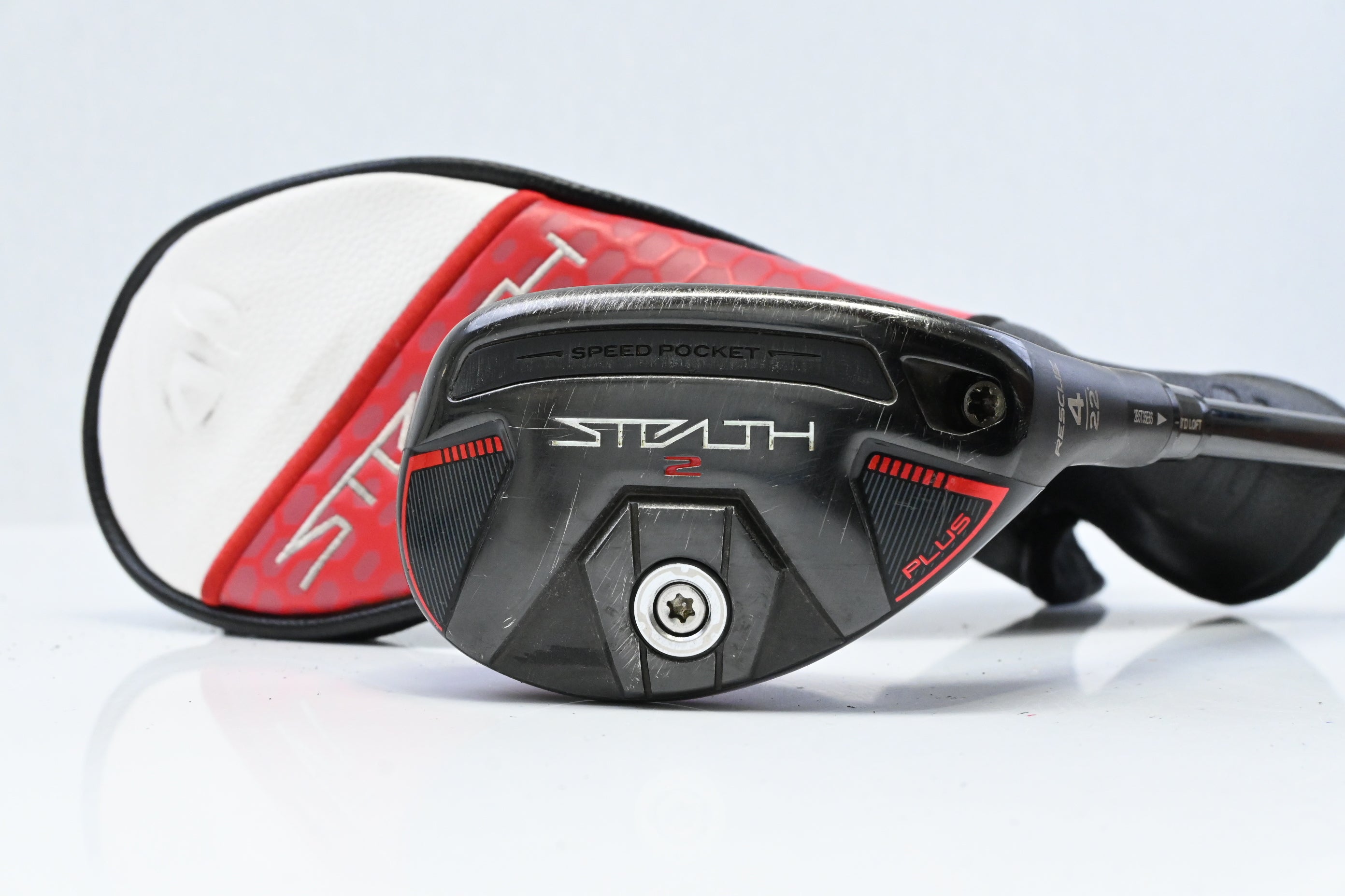 Taylormade Stealth 2 Plus #4 Hybrid / 22 Degree / Stiff Flex Kai'li Red 85 Shaft