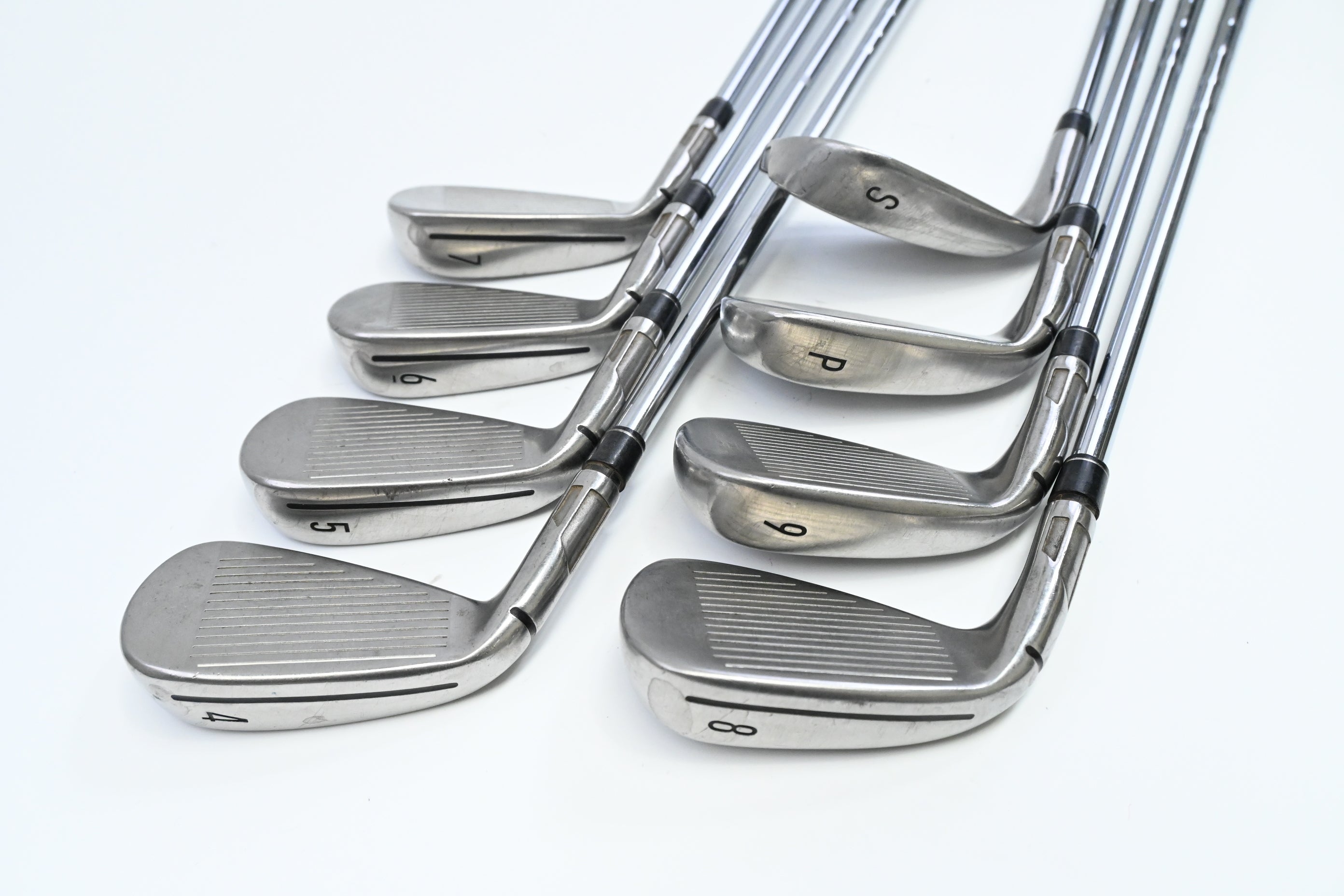 Taylormade Stealth Irons / 4-PW+SW / Stiff Flex KBS Max MT 85 Shafts