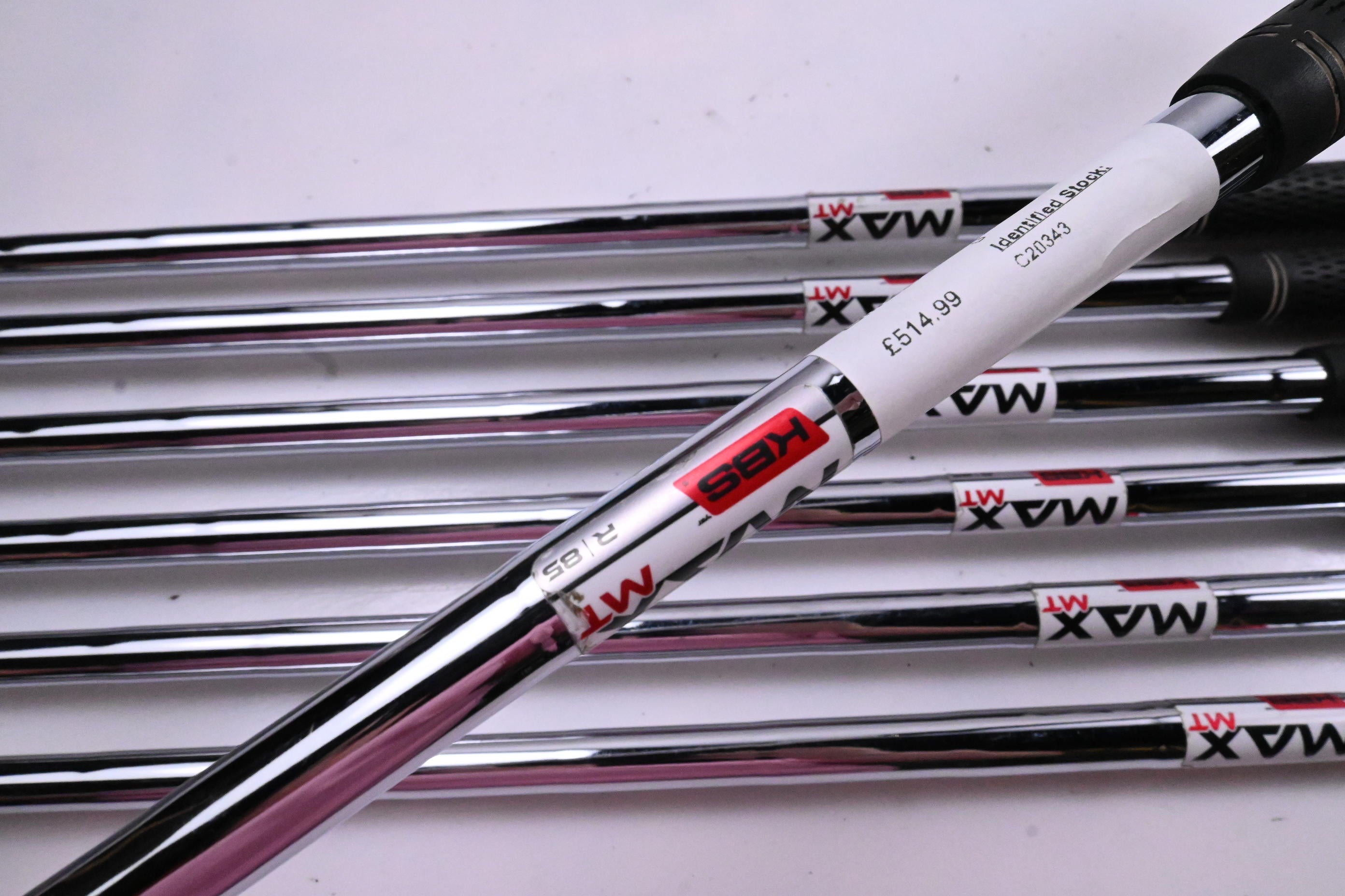 Taylormade Stealth Irons / 5-PW+SW / Regular Flex KBS MAX MT 85 Shafts