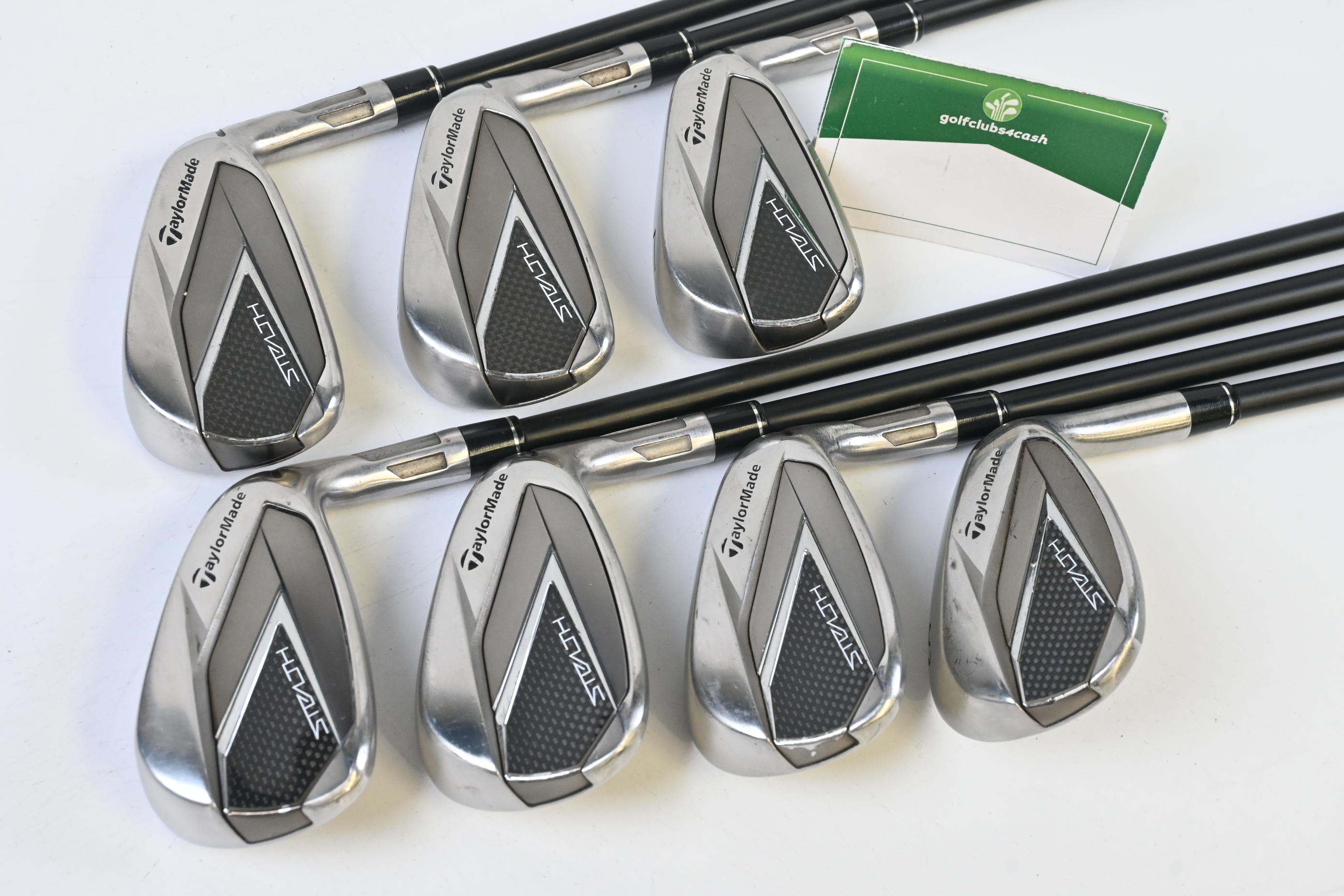 Taylormade Stealth Irons / 5-PW+SW / Regular Flex KBS MAX 65 Shafts