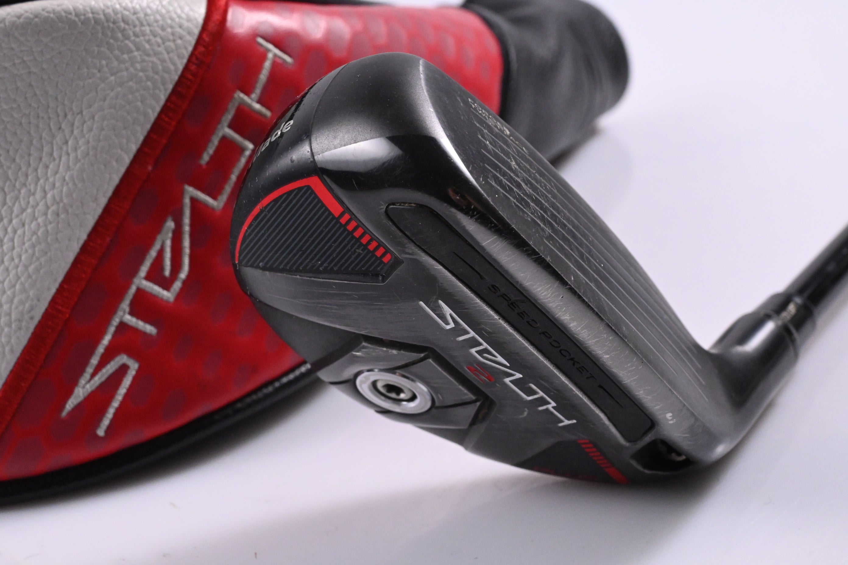 Taylormade Stealth 2 Plus #4 Hybrid / 22 Degree / Stiff Flex Kai'li Red 85 Shaft