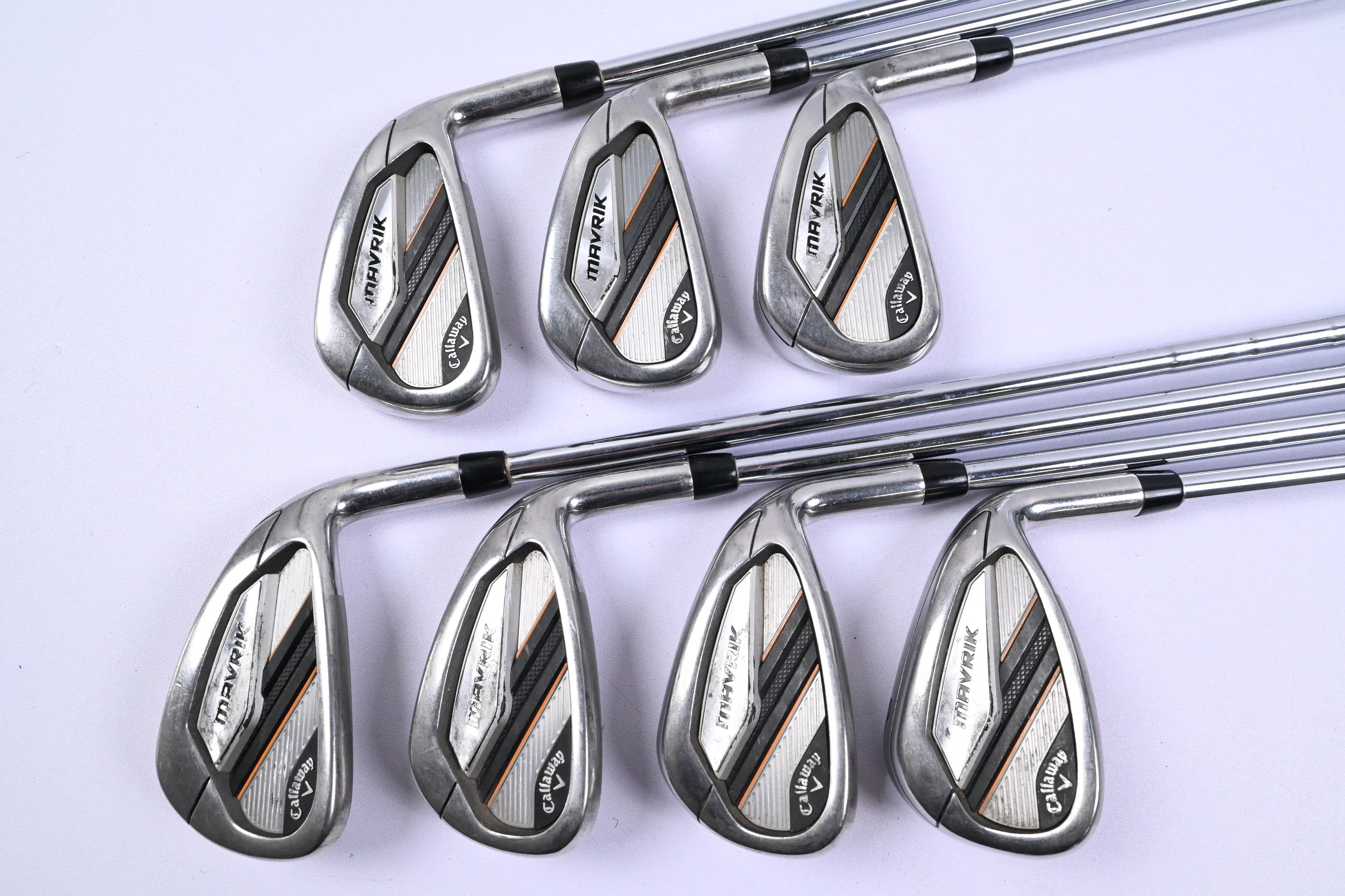 Callaway Mavrik Irons / 4-PW / Stiff Flex Elevate 95 Shafts
