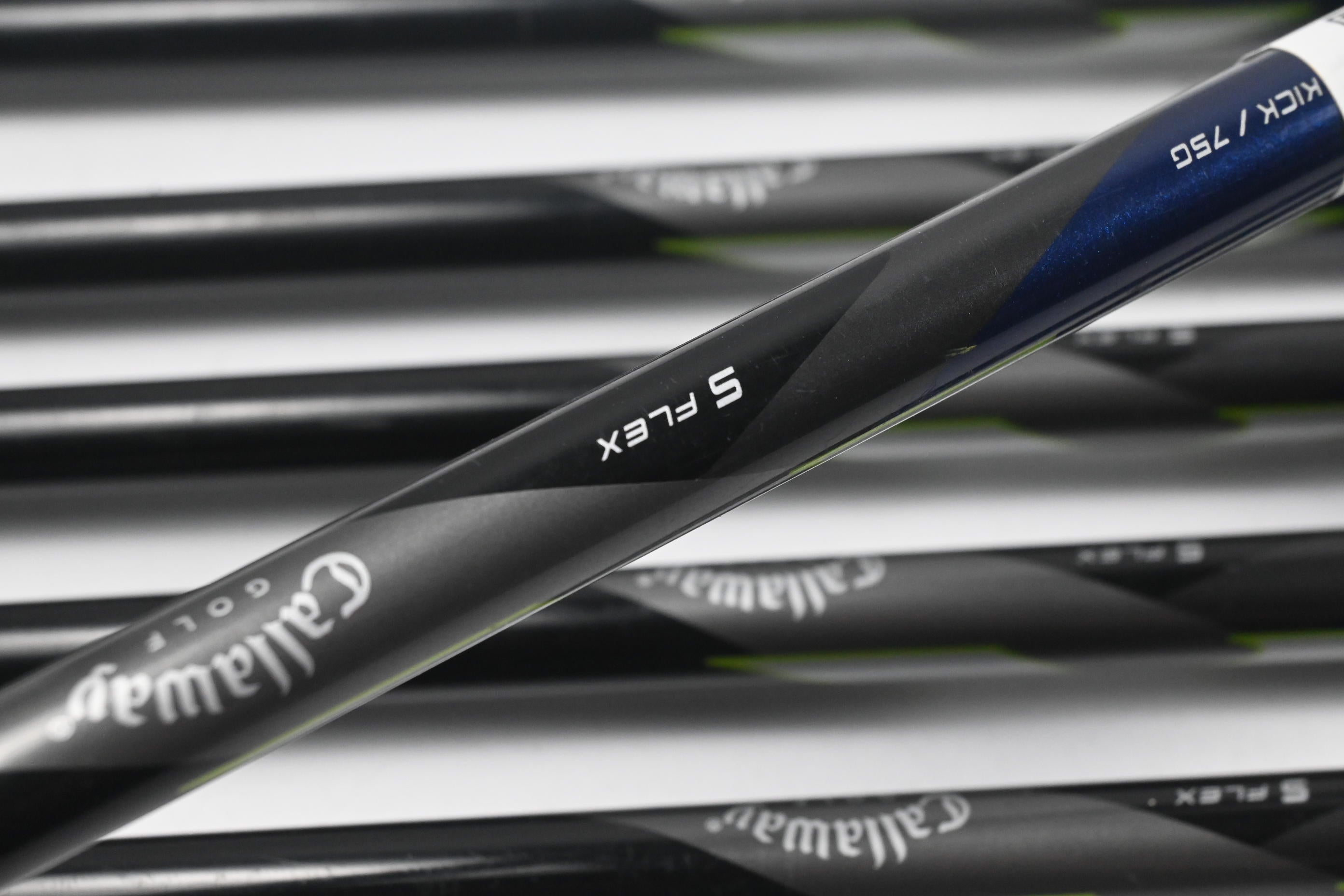 Left Hand Callaway X-22 Irons / 6-PW+SW / Stiff Flex Callaway 75 Shafts