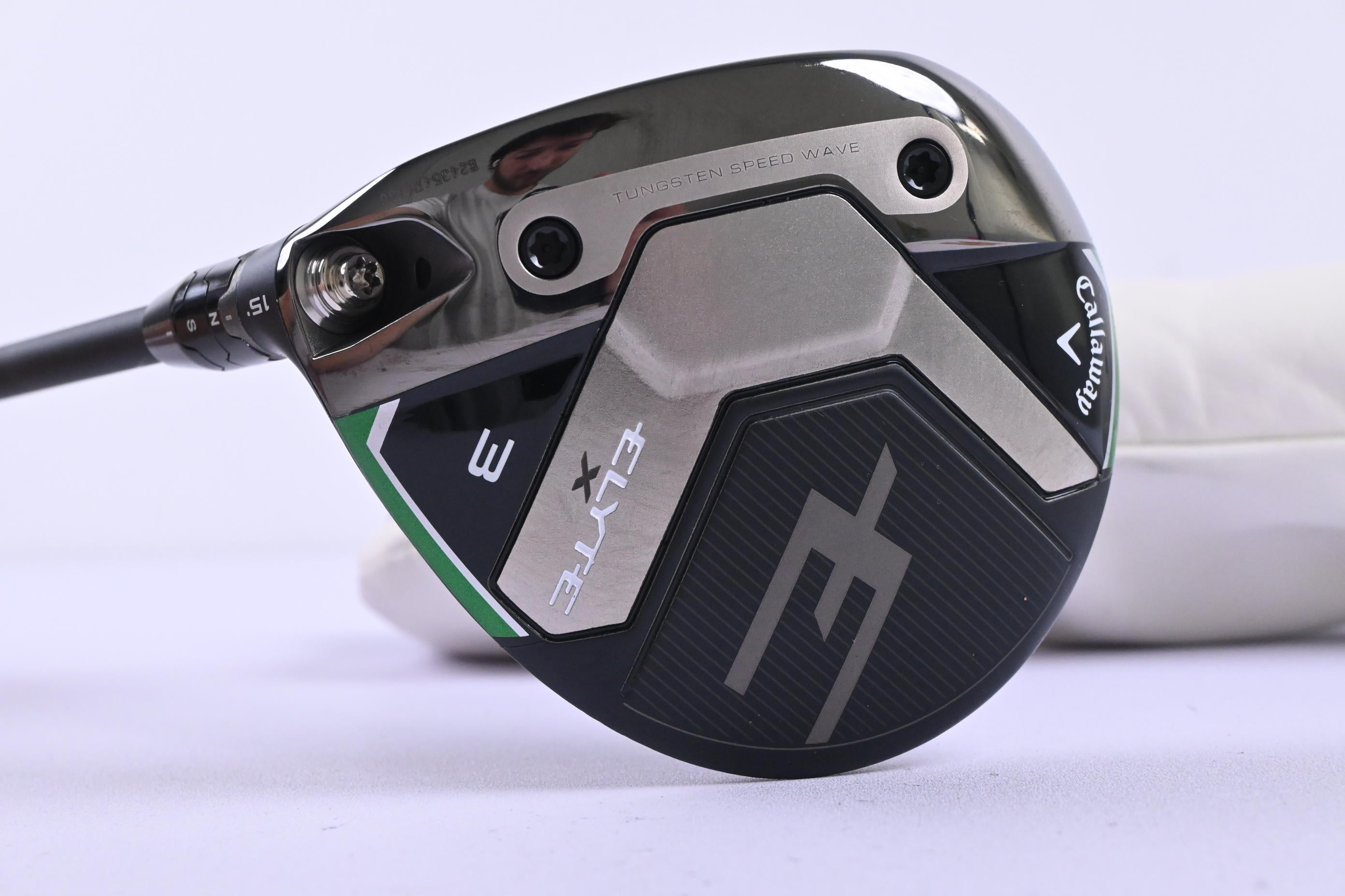 Left Hand Callaway Elyte X #3 Wood / 15 Degree / Regular Flex Vanquish 5 Shaft
