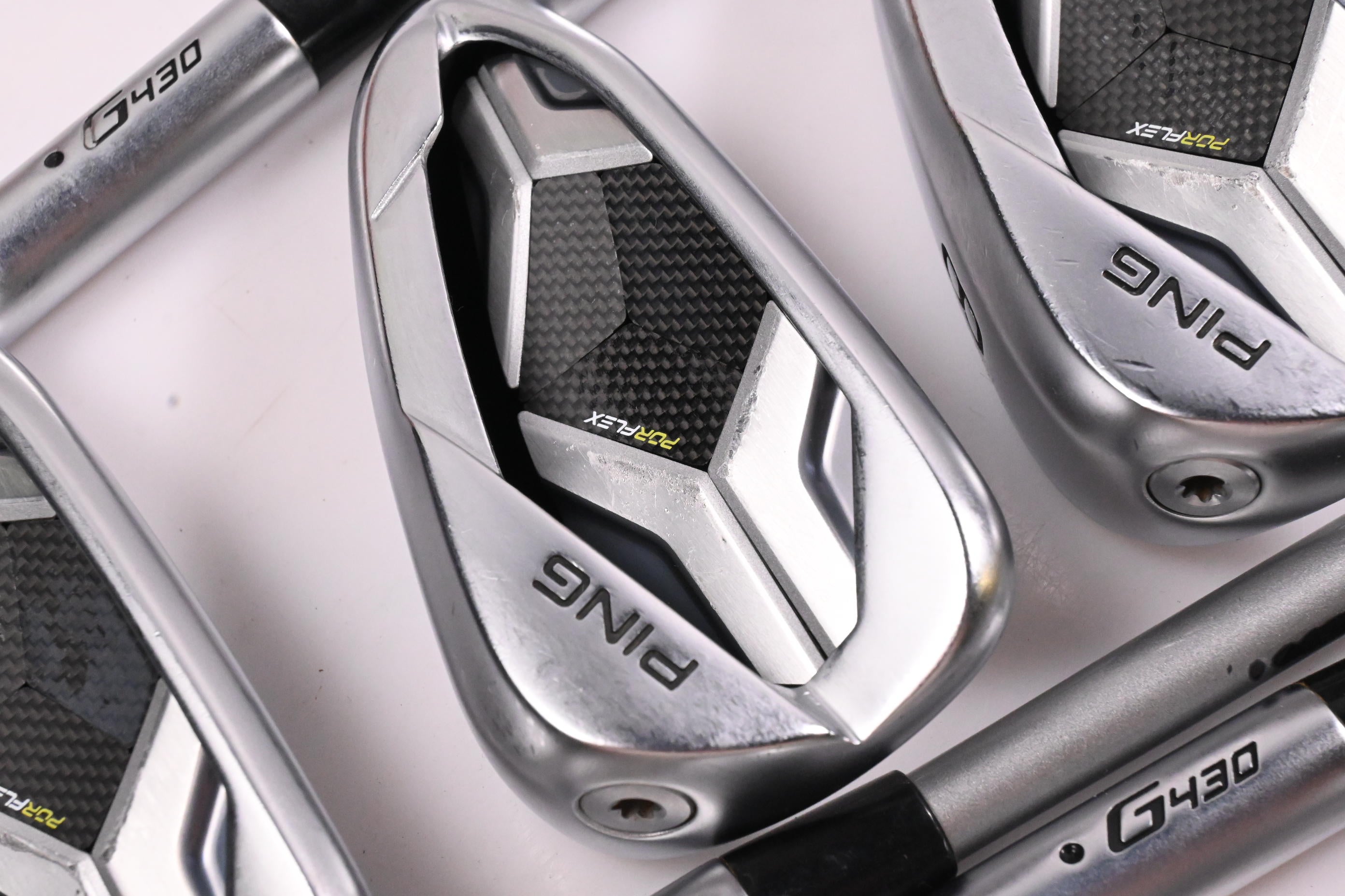 Ping G430 Irons / 6-PW+45 / Black Dot / Senior Flex Ping Alta Quick 45 Shafts