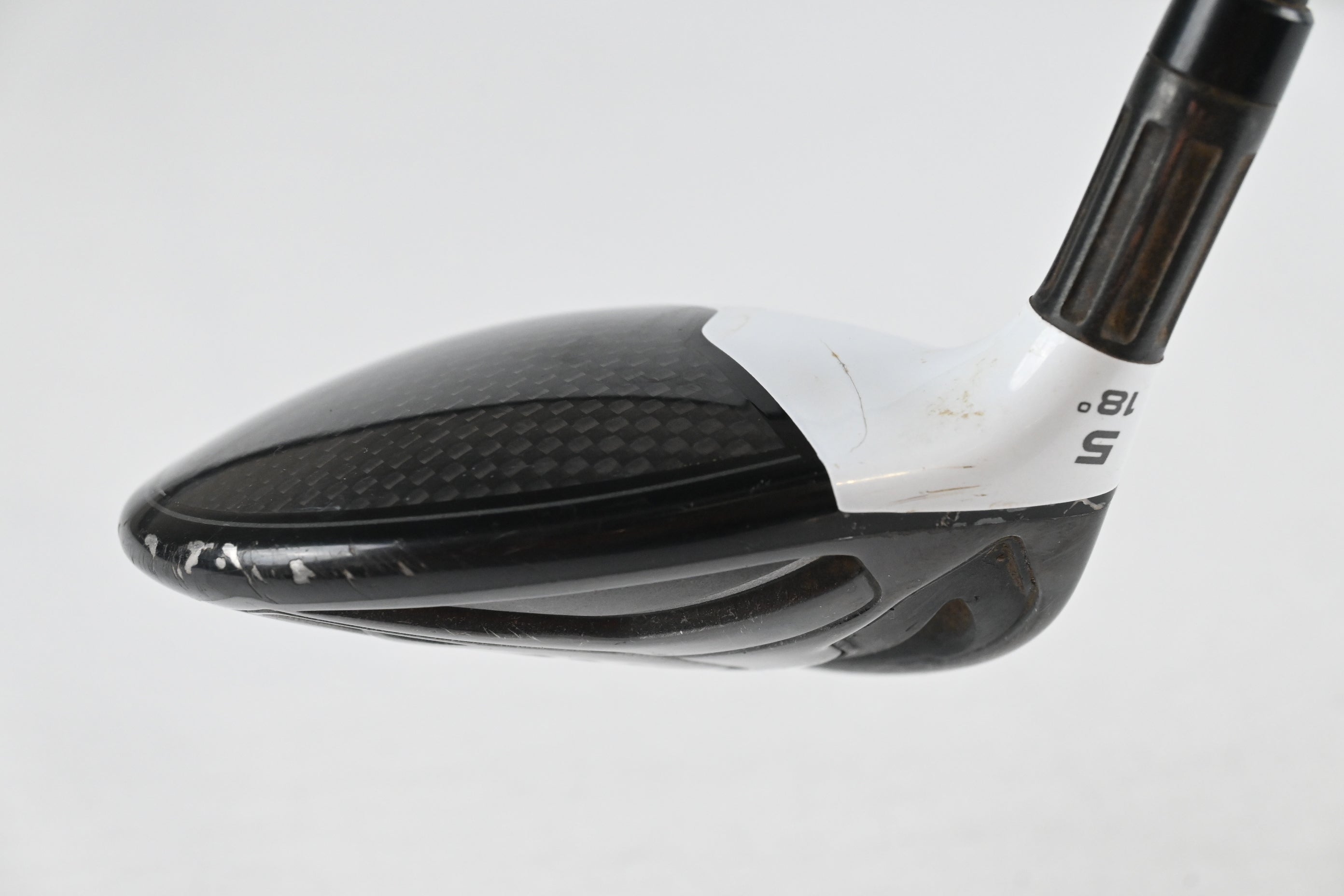 Left Hand Taylormade M2 2016 #5 Wood / 18 Degree / Stiff Flex Taylormade REAX 65