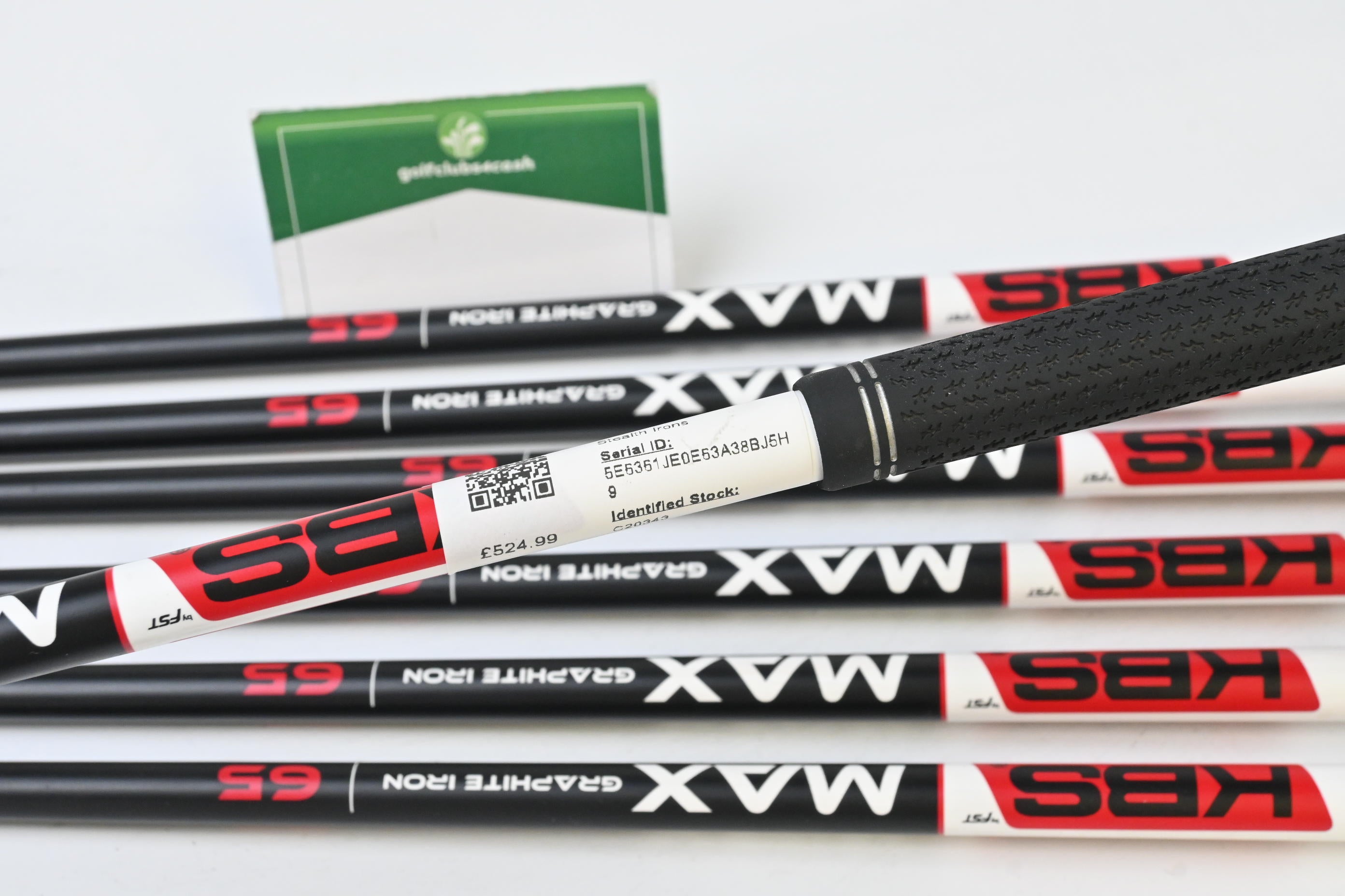 Taylormade Stealth Irons / 5-PW+SW / Regular Flex KBS MAX 65 Shafts