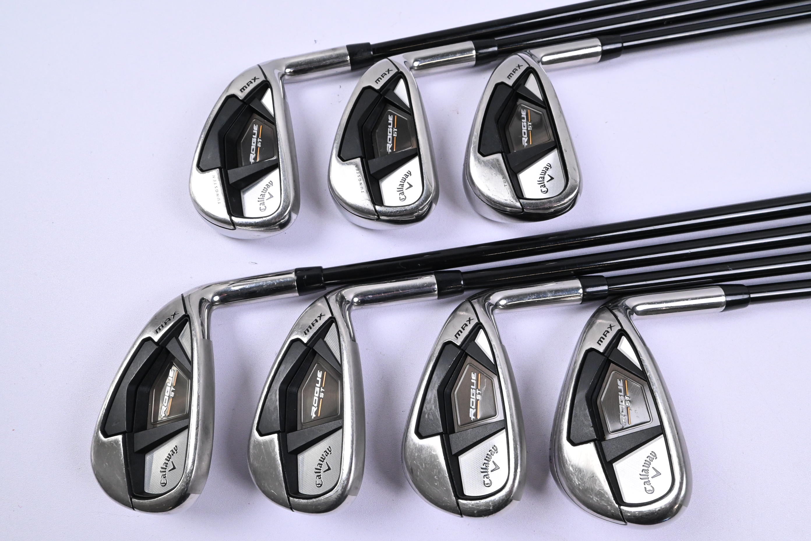 Callaway Rogue ST Max Irons / 5-PW+GW / Regular Flex Tensei AV Blue 65 Shafts