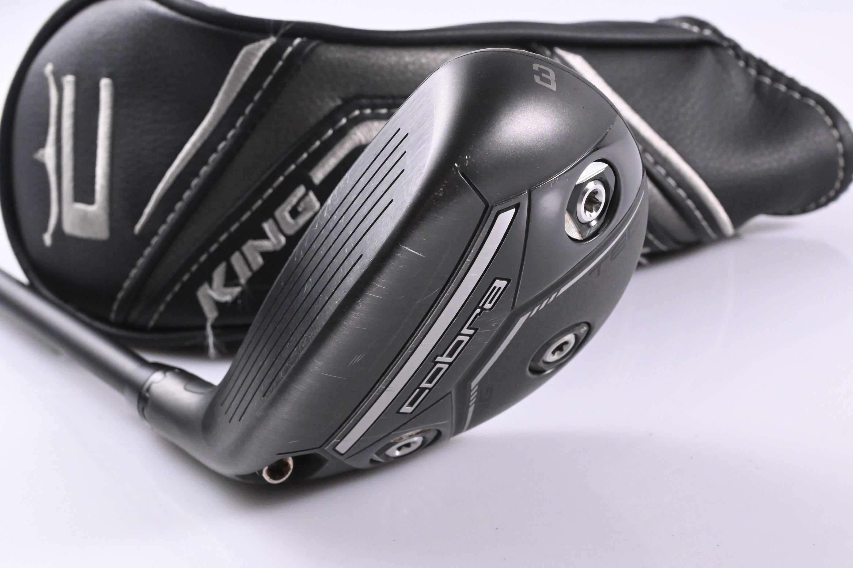 Left Hand Cobra King Tec 2023 #3 Hybrid / 19 Degree / Stiff Flex MMT 80 Shaft