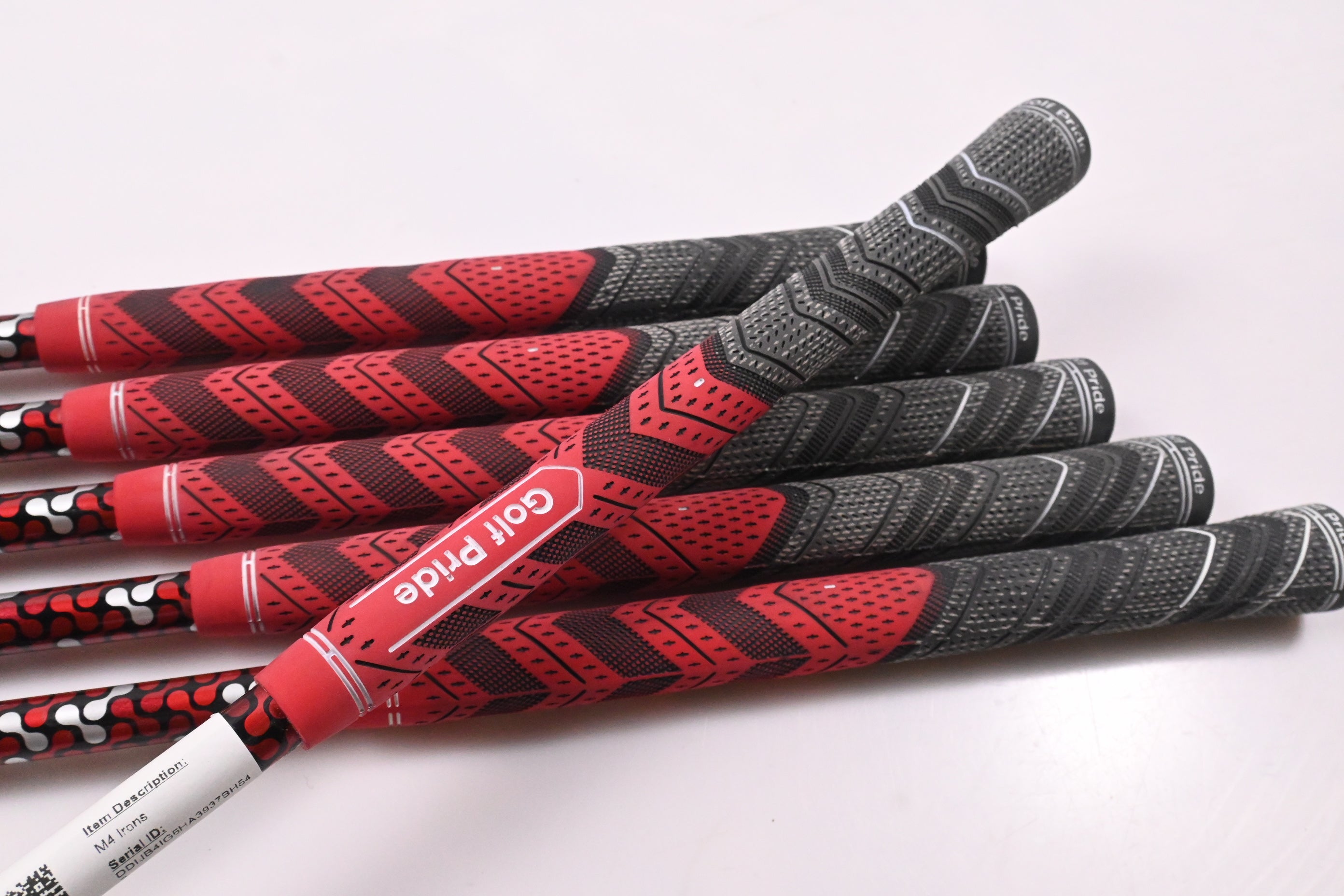 Left Hand Taylormade M4 Irons / 5-PW / Regular Flex Atmos Red 6 Shafts