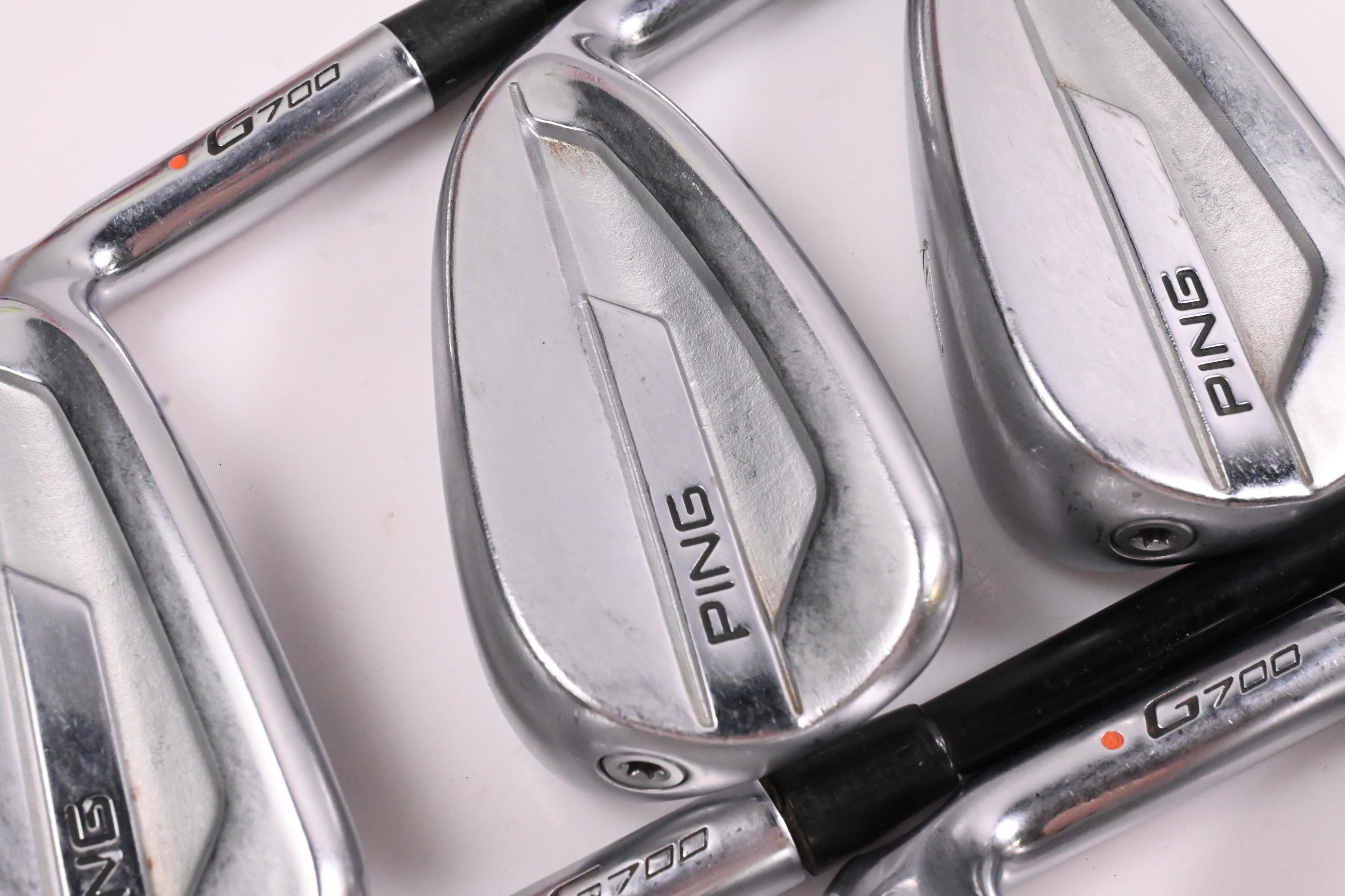 Ping G700 Irons / 5-PW / Orange Dot / Regular Flex Ping Alta CB Shafts