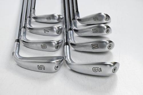 Left Hand Ping G425 Irons / 5-PW+GW+SW / Red Dot / Regular Flex Ping AWT 2.0