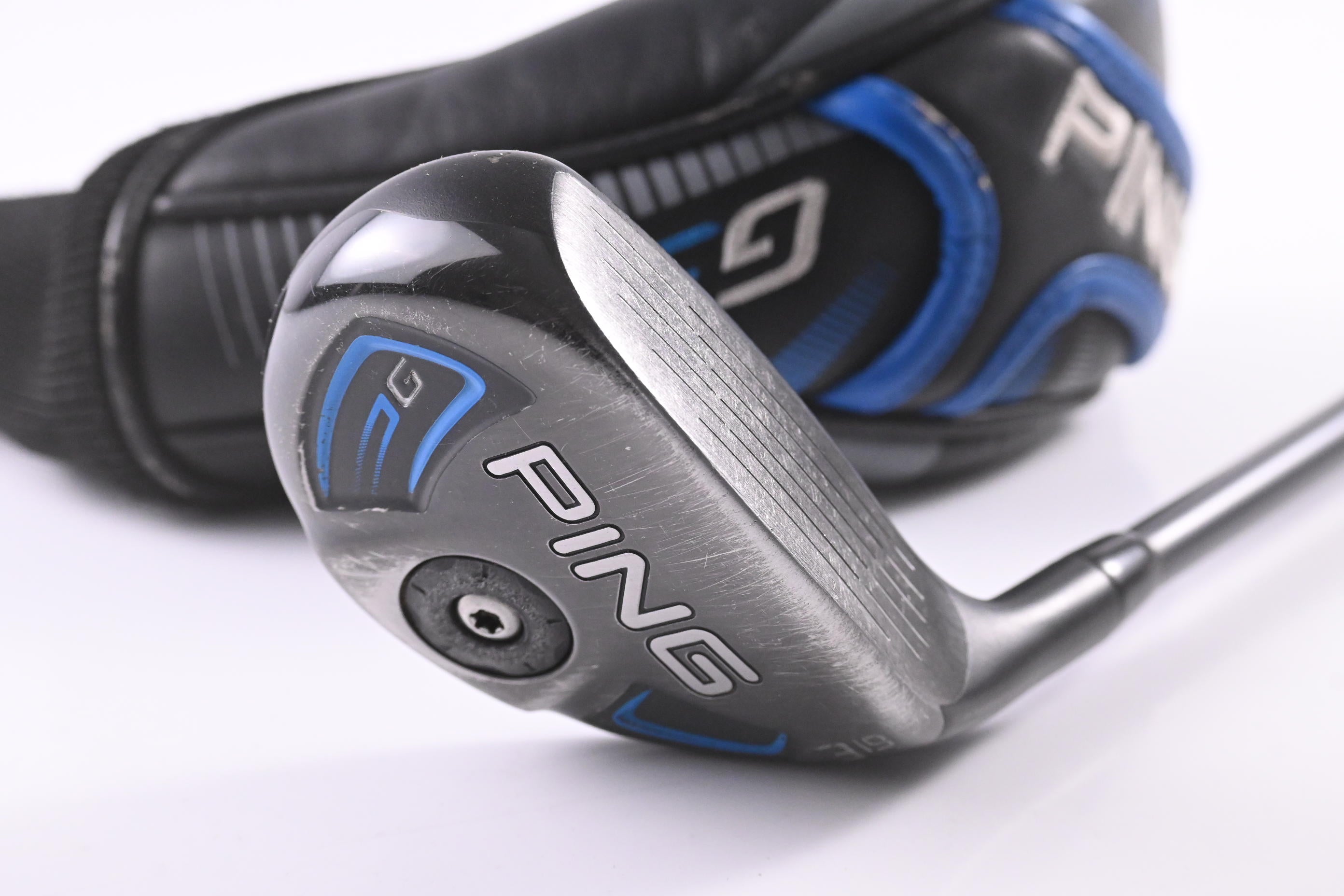 Ping G #3 Hybrid / 19 Degree / Stiff Flex Ping Alta Blue 70 Shaft