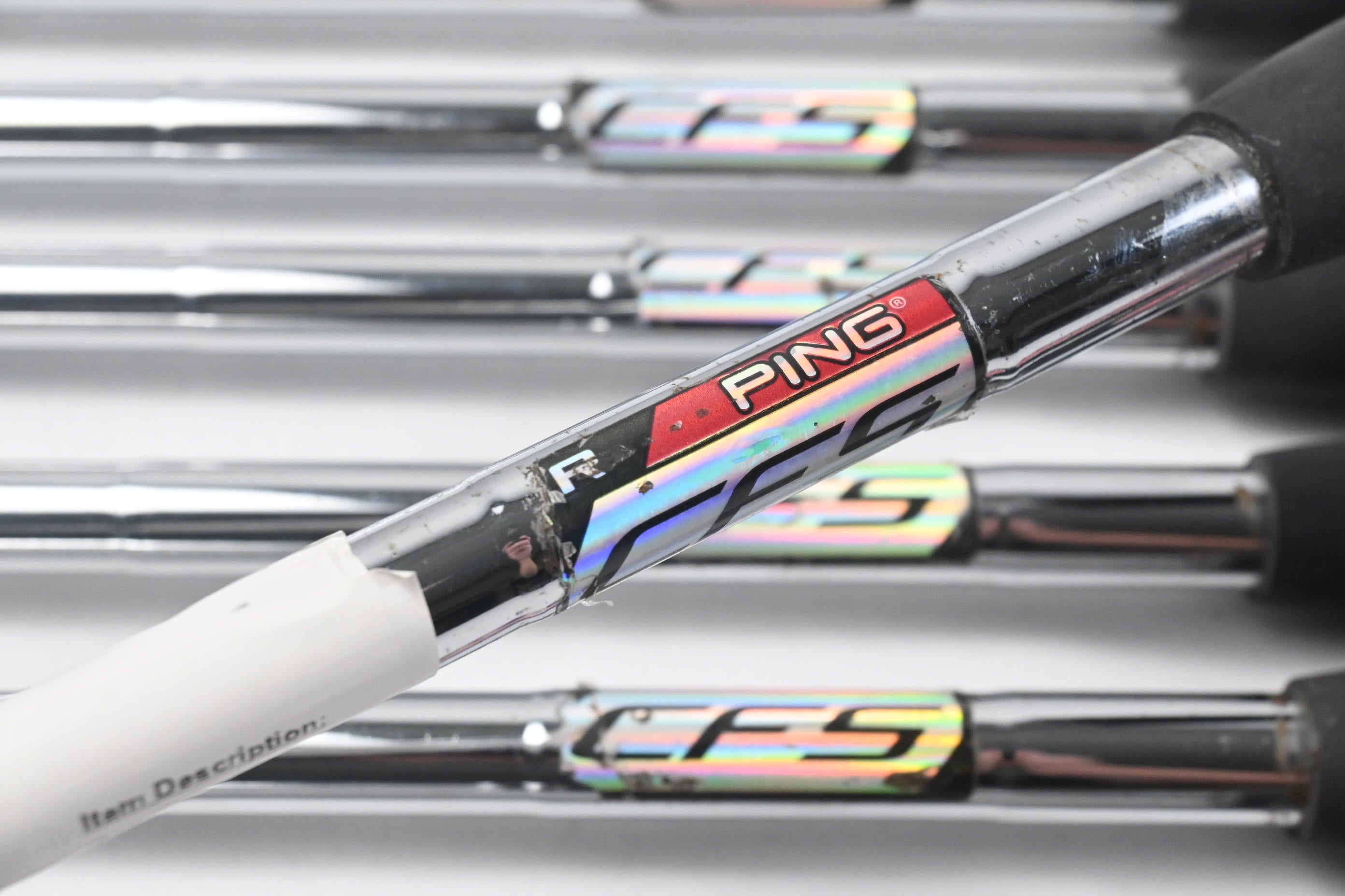 Left Hand Ping G20 Irons / 4-PW / Black Dot / Regular Flex Ping CFS Shafts