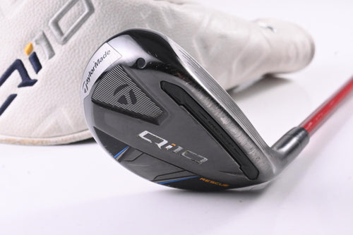 Taylormade Qi10 #4 Hybrid / 22 Degree / Regular Flex Denali Red 70 Shaft