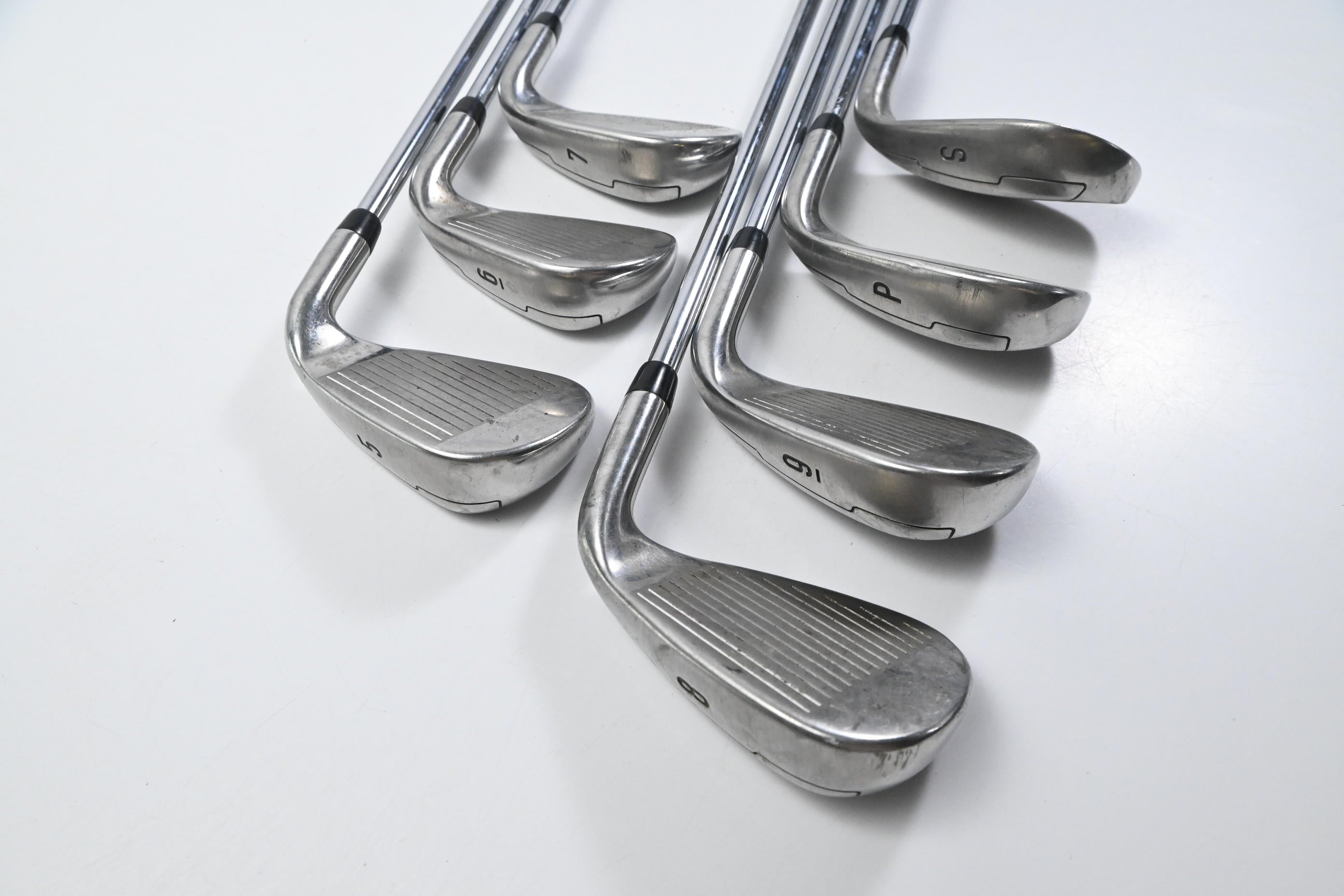 Left Hand Callaway Mavrik Max Irons / 5-PW+SW / Stiff Flex XP 95 S300 Shafts
