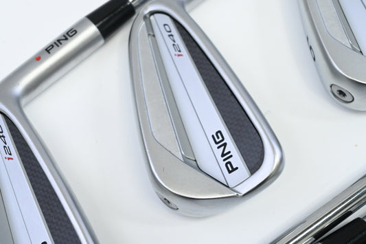 Ping I240 Irons / 4-PW / Red Dot / Stiff Flex NS Pro Modus3 Tour 115 Shafts