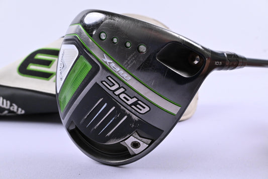 Callaway Epic Max Driver / 10.5 Degree / Regular Flex HZRDUS Smoke IM10 50 Shaft