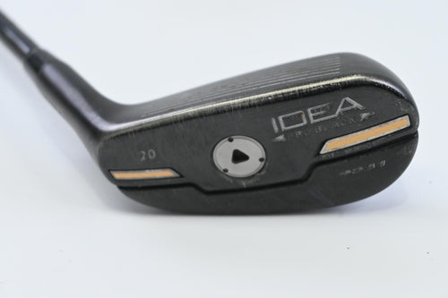 Left Hand Adams Idea Pro Black #3 Hybrid / 20 Degree / Stiff Flex Aldila