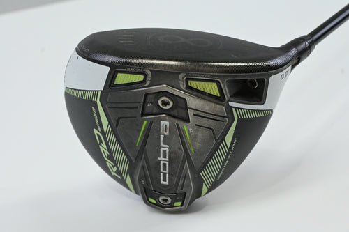 Cobra King Radspeed Driver / 9 Degree / X-Flex Fujikura Motore F1 6 Shaft