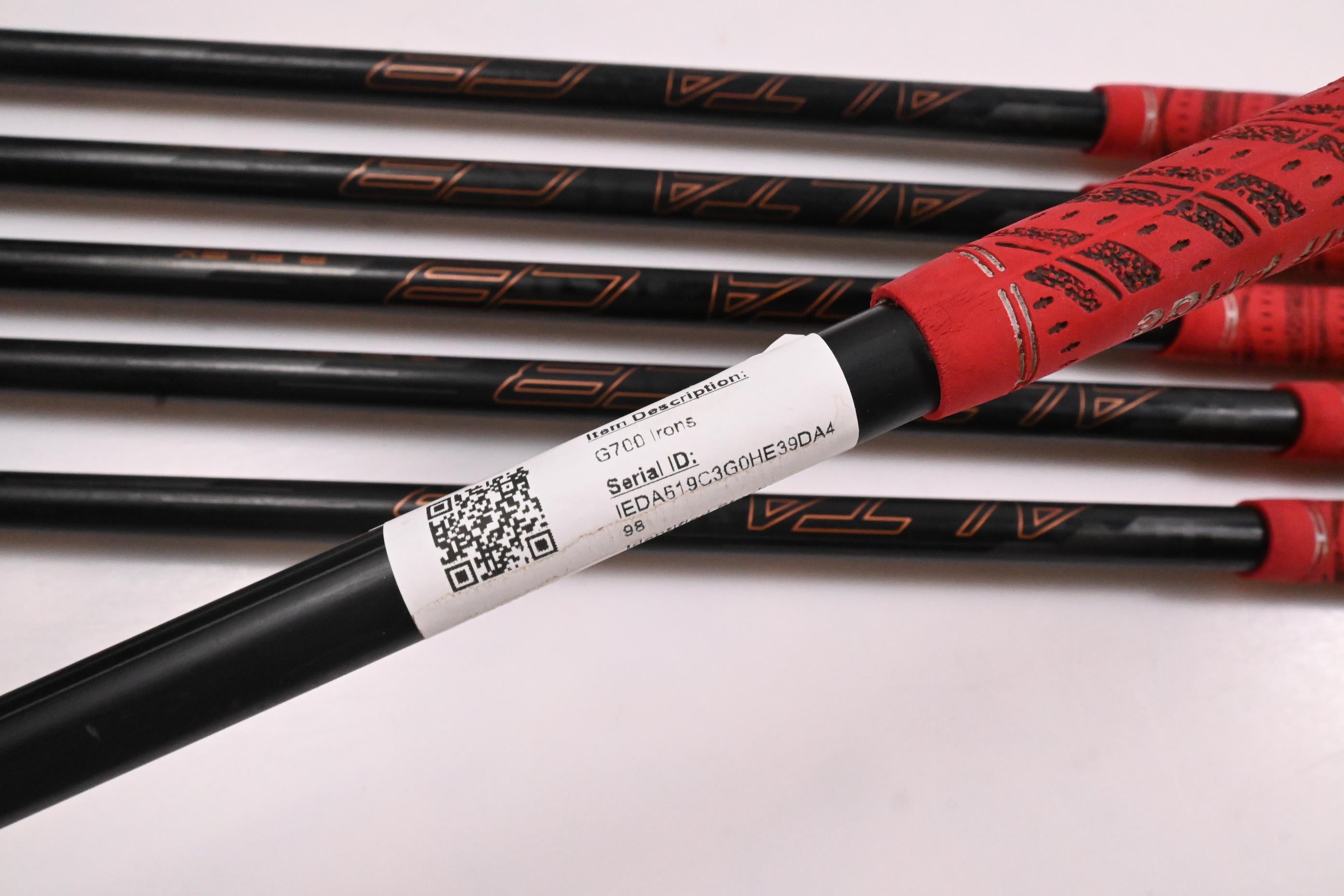 Ping G700 Irons / 5-PW / Orange Dot / Regular Flex Ping Alta CB Shafts