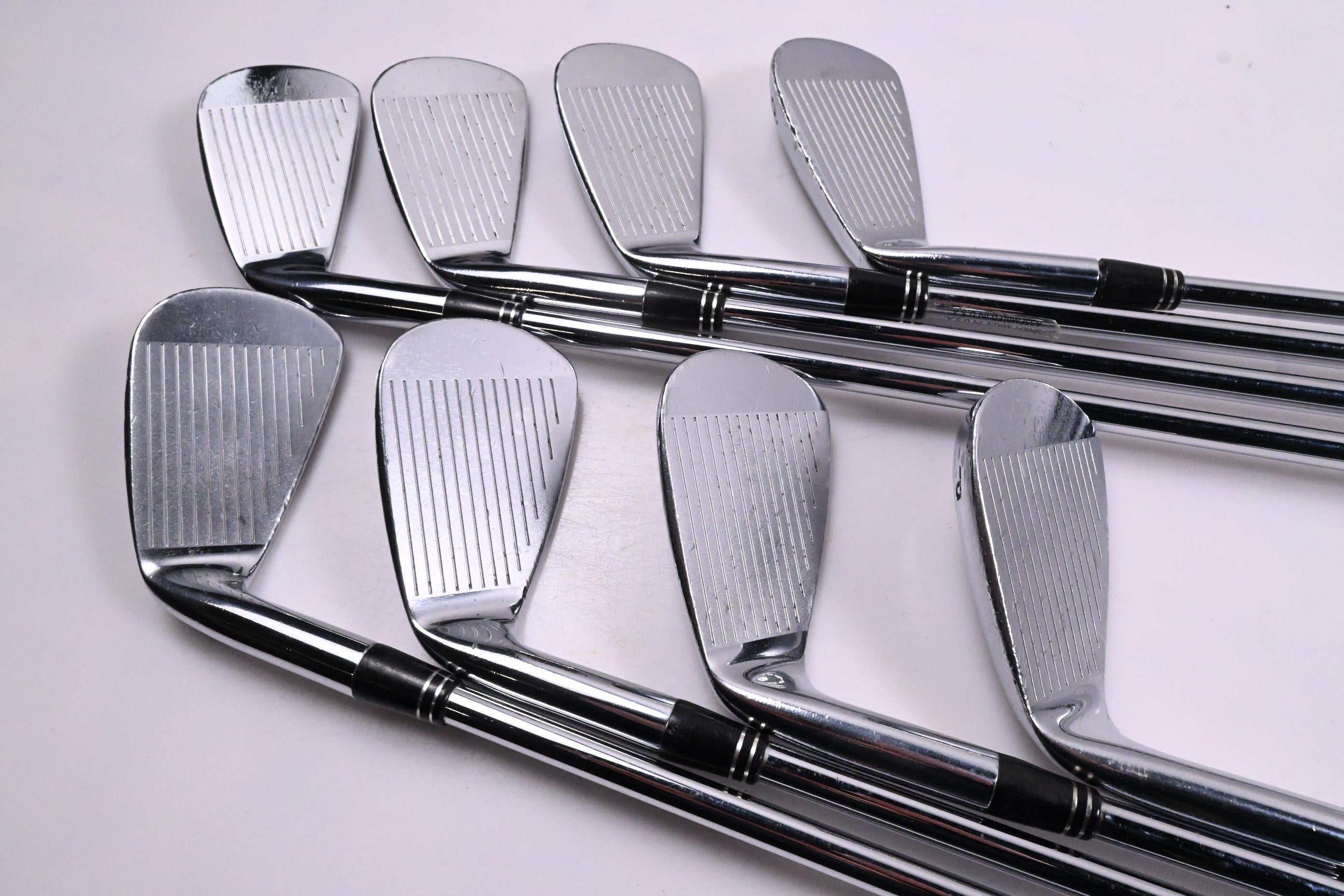 Taylormade 300 Forged Irons / 3-PW / Stiff Flex RIFLE Flighted Shafts