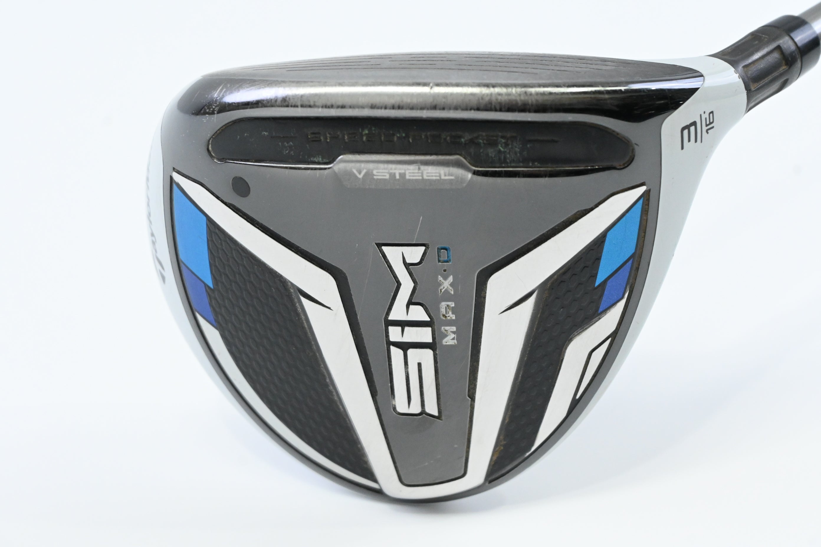 Taylormade SIM Max D #3 Wood / 16 Degree / Regular Flex Helium Blue 5 Shaft