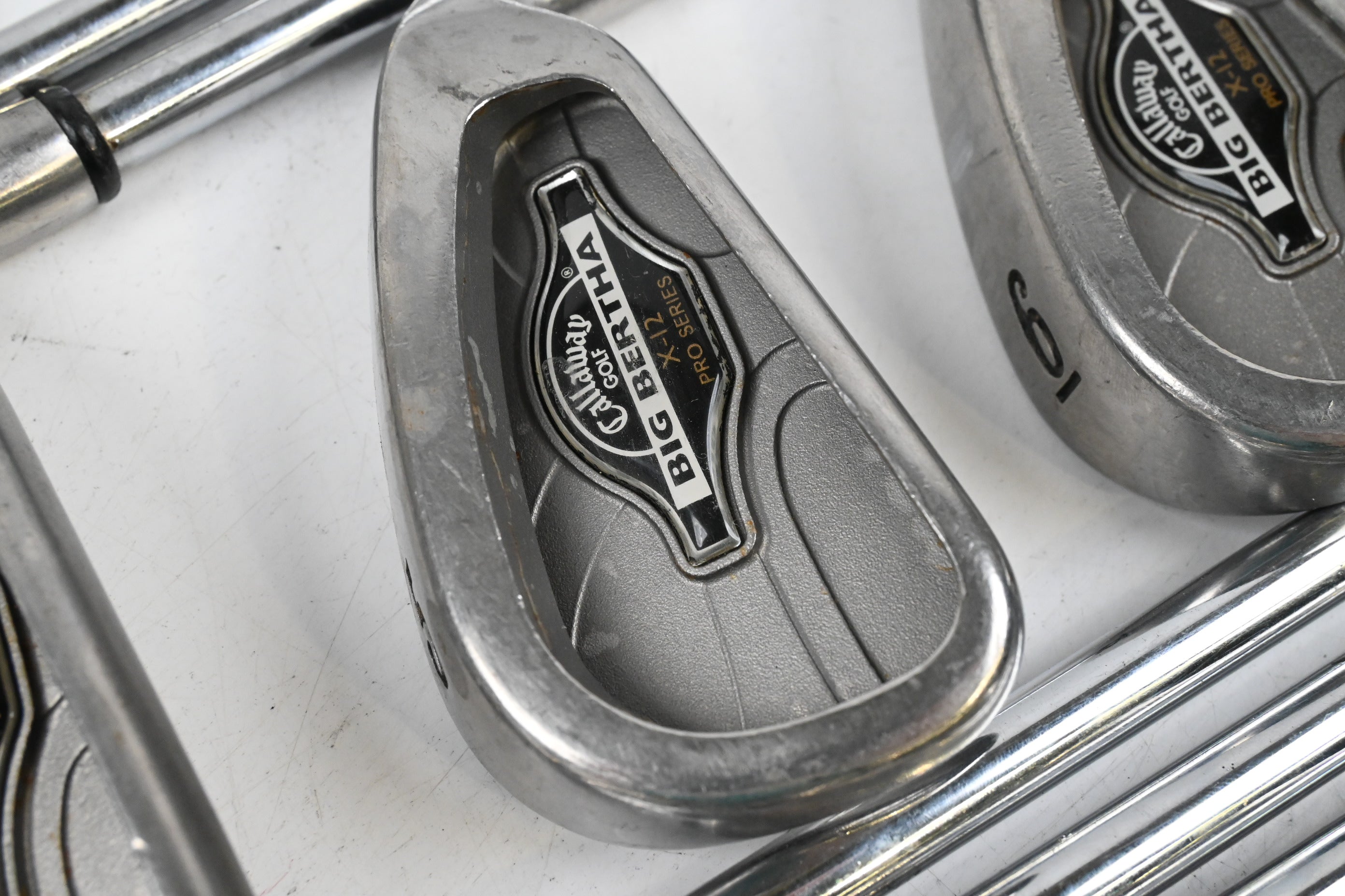 Callaway X-12 Pro Series Irons / 3-PW / Stiff Flex Callaway Rifle Shafts