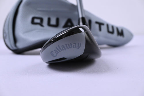 Callaway Quantum Max #4 Hybrid / 21 Degree / Regular Flex Denali Frost Silver 60