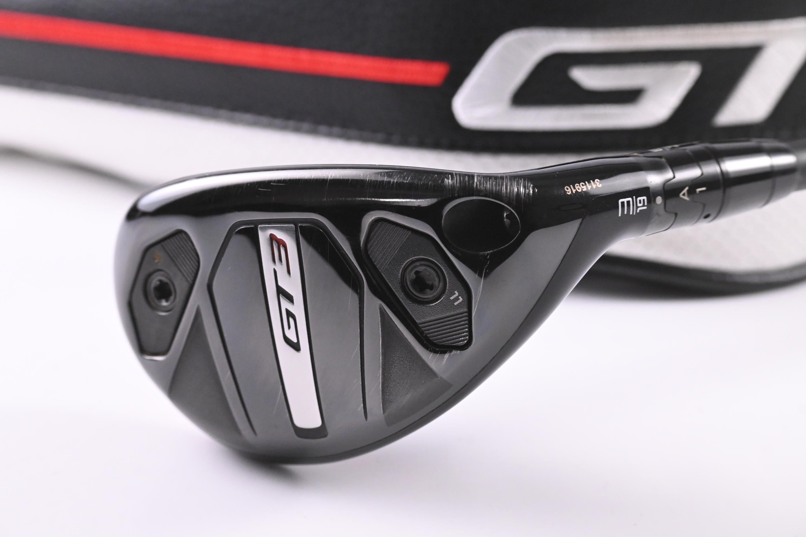 Titleist GT3 #3 Hybrid / 19 Degree / Stiff Flex HZRDUS GEN5 Black 80 Shaft