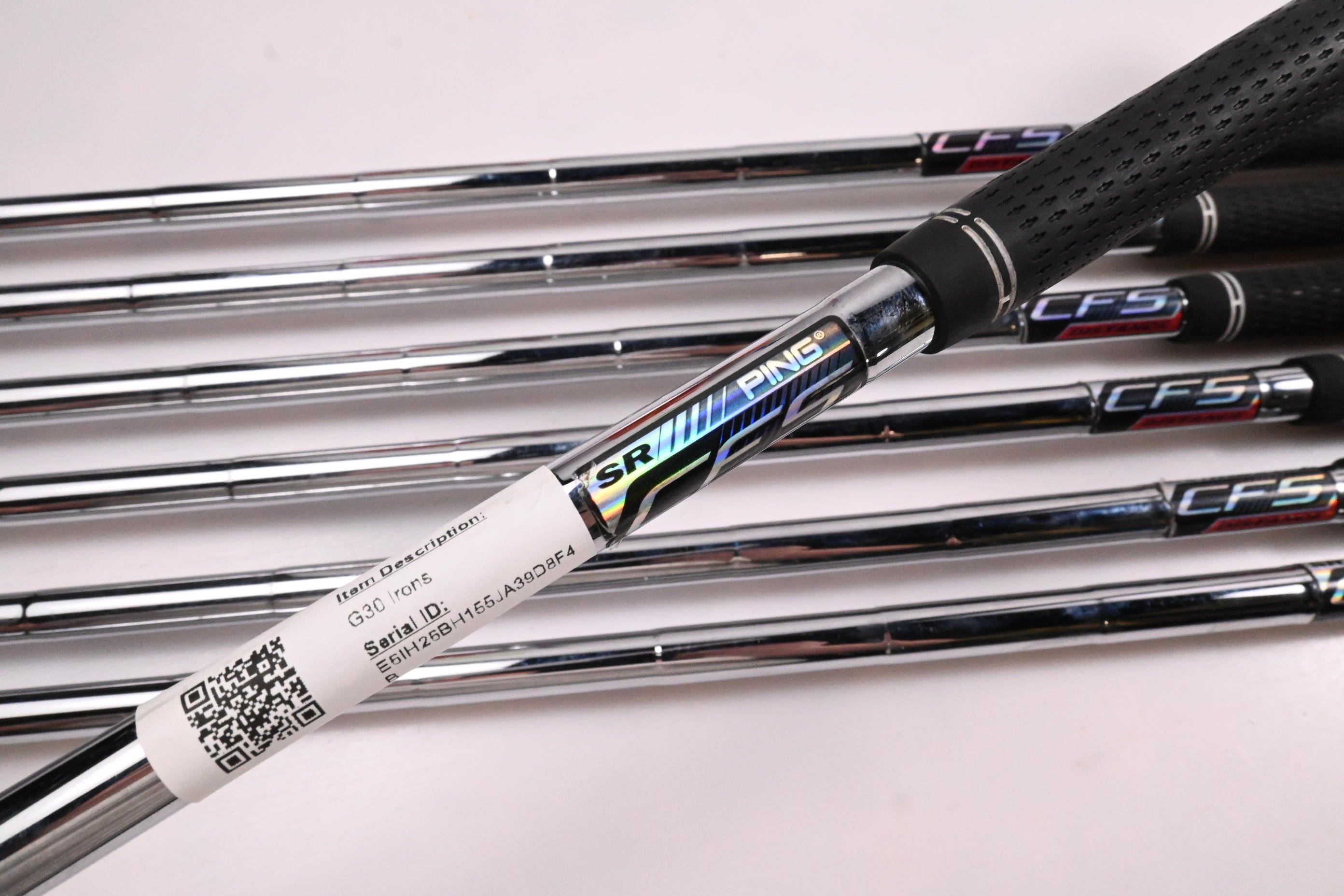 Ping G30 Irons / 5-PW+SW / Blue Dot / Senior Flex Ping CFS Distance Shafts