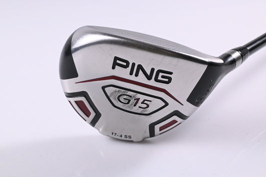 Ping G15 #5 Wood / 18.5 Degree / Regular Flex Aldila Serrano 75 Shaft