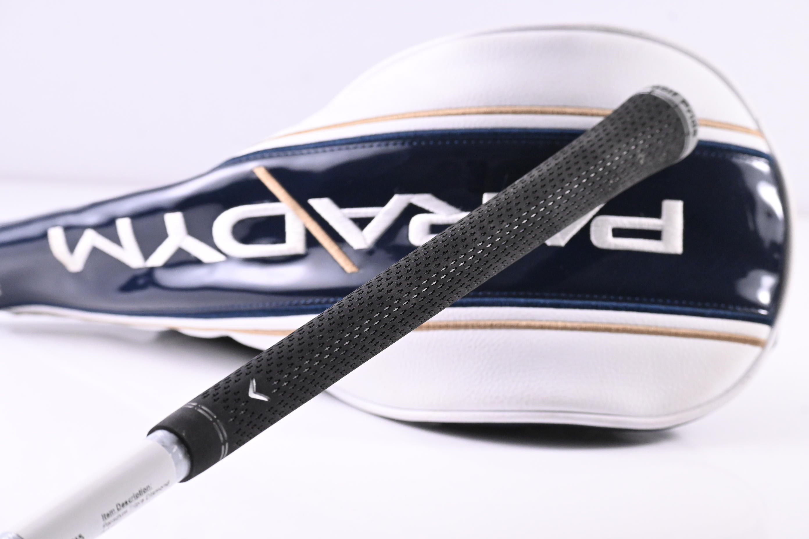 Callaway Paradym Triple Diamond Driver / 9 Degree / Stiff Flex Denali Charcoal 60