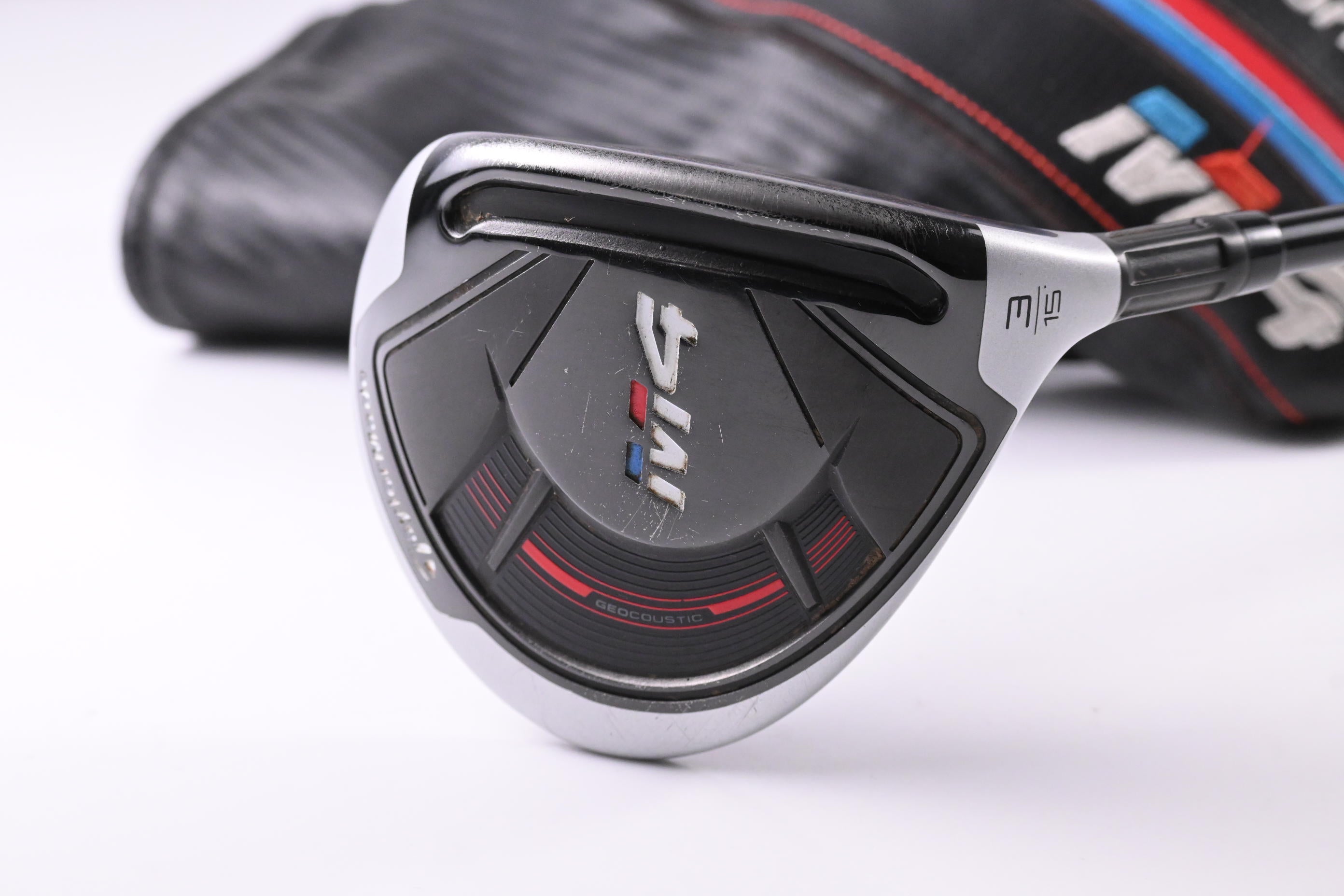 Taylormade M4 #3 Wood / 15 Degree / Regular Flex Fujikura Atmos Red 5 Shaft