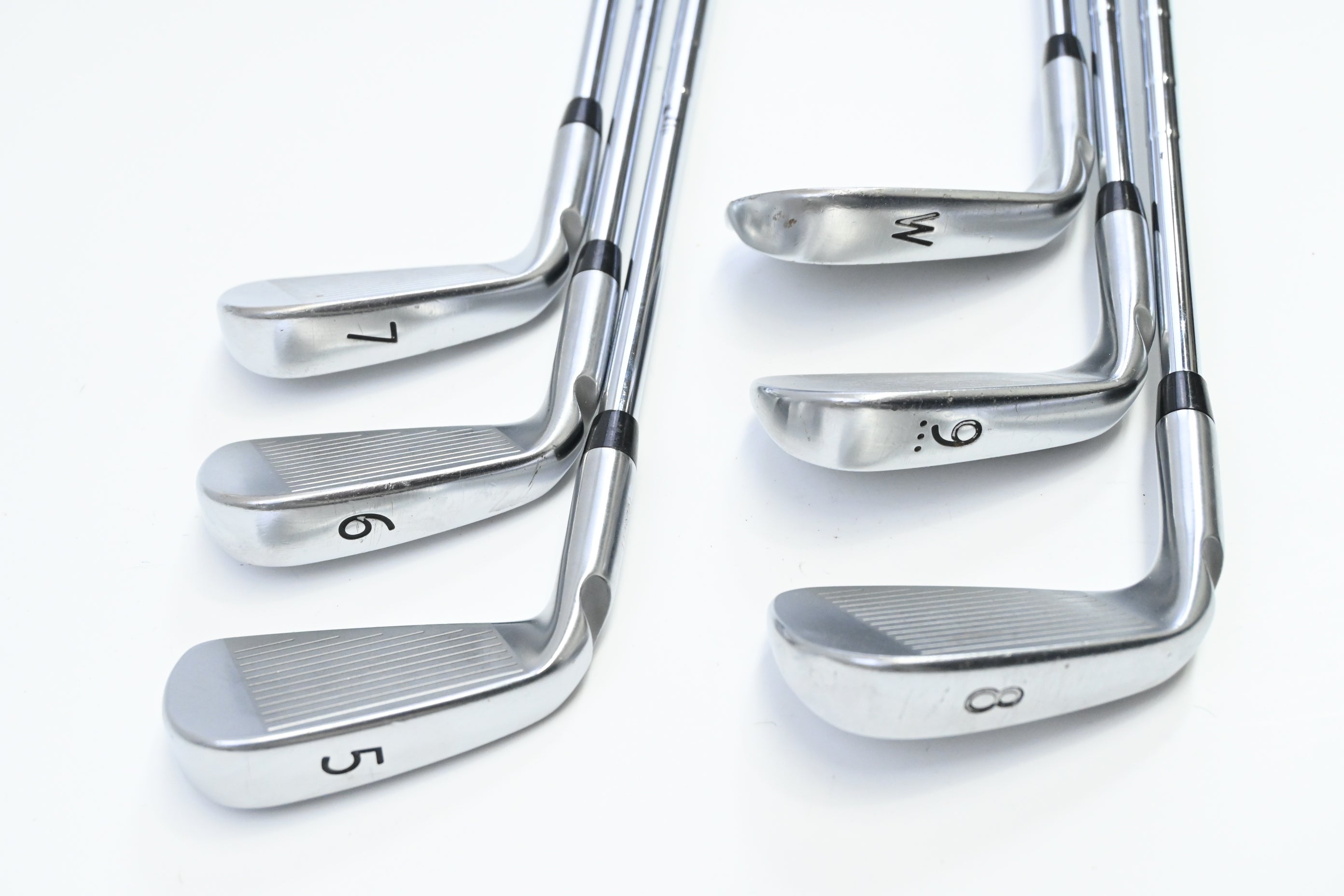 Ping S55 Irons / 5-PW / White Dot / Stiff Flex Ping Z-Z65 Shaft
