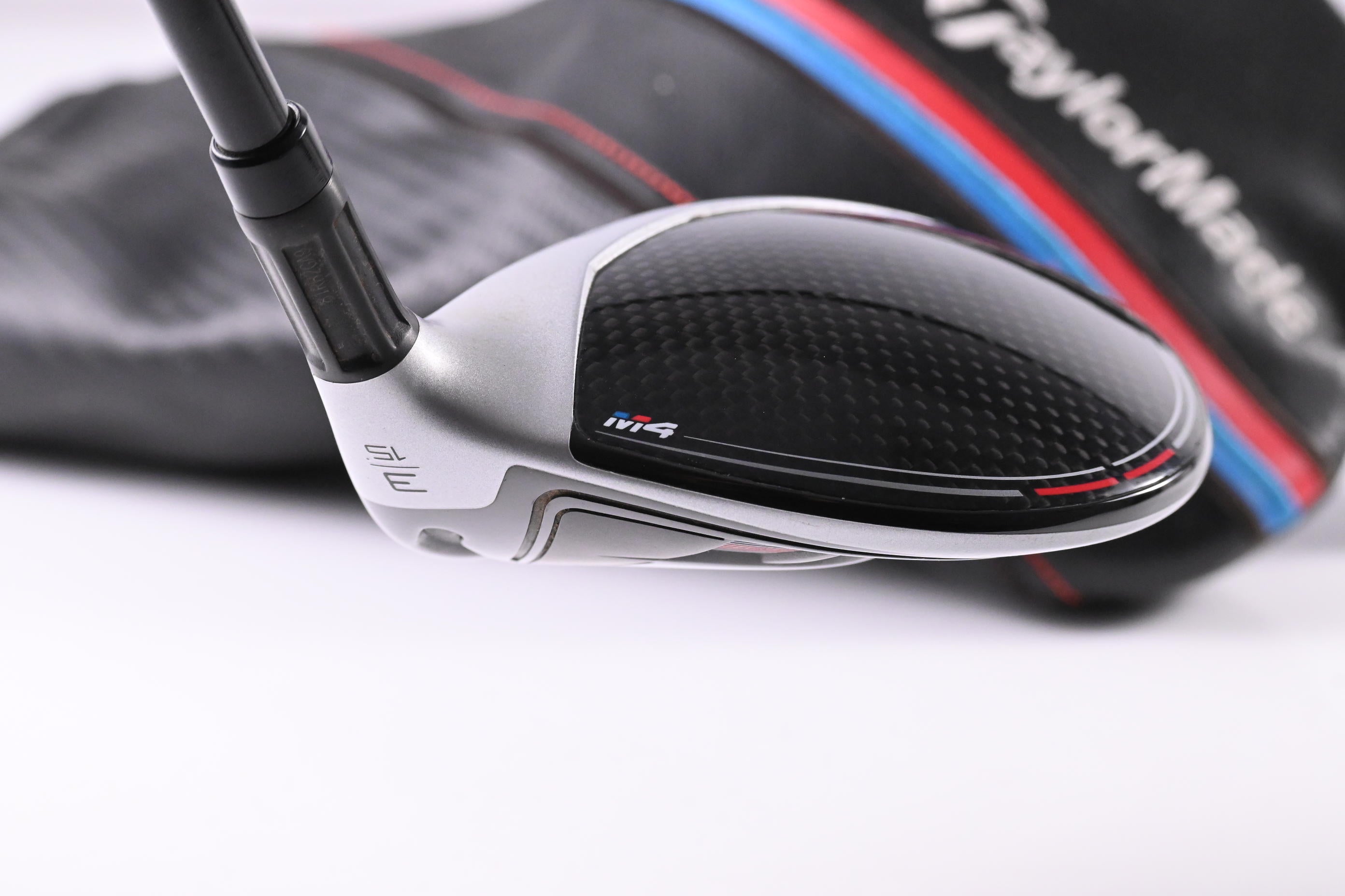 Taylormade M4 #3 Wood / 15 Degree / Regular Flex Fujikura Atmos Red 5 Shaft