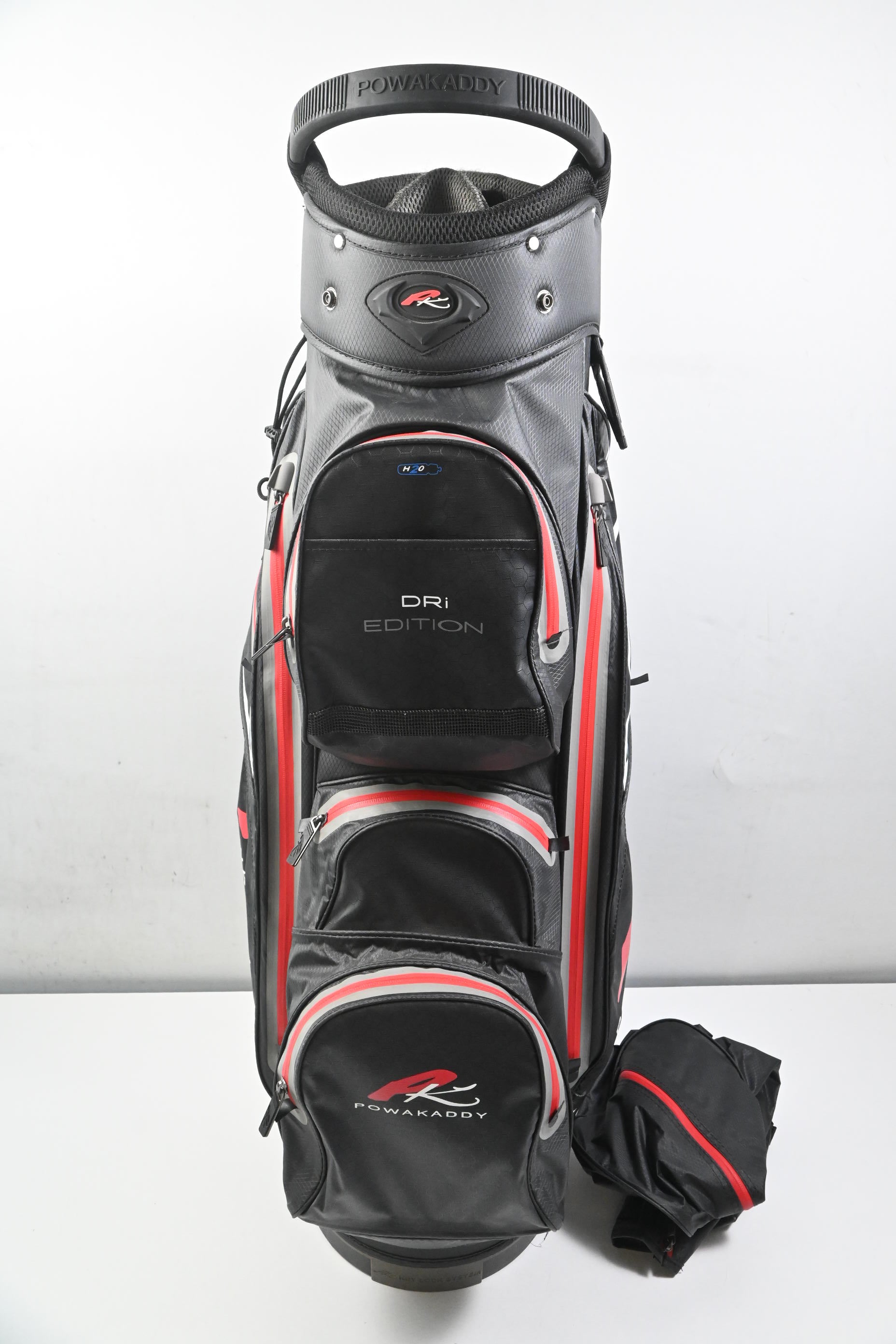 Powakaddy Dri Edition Cart Bag / 14-Way Divider / Black, Red