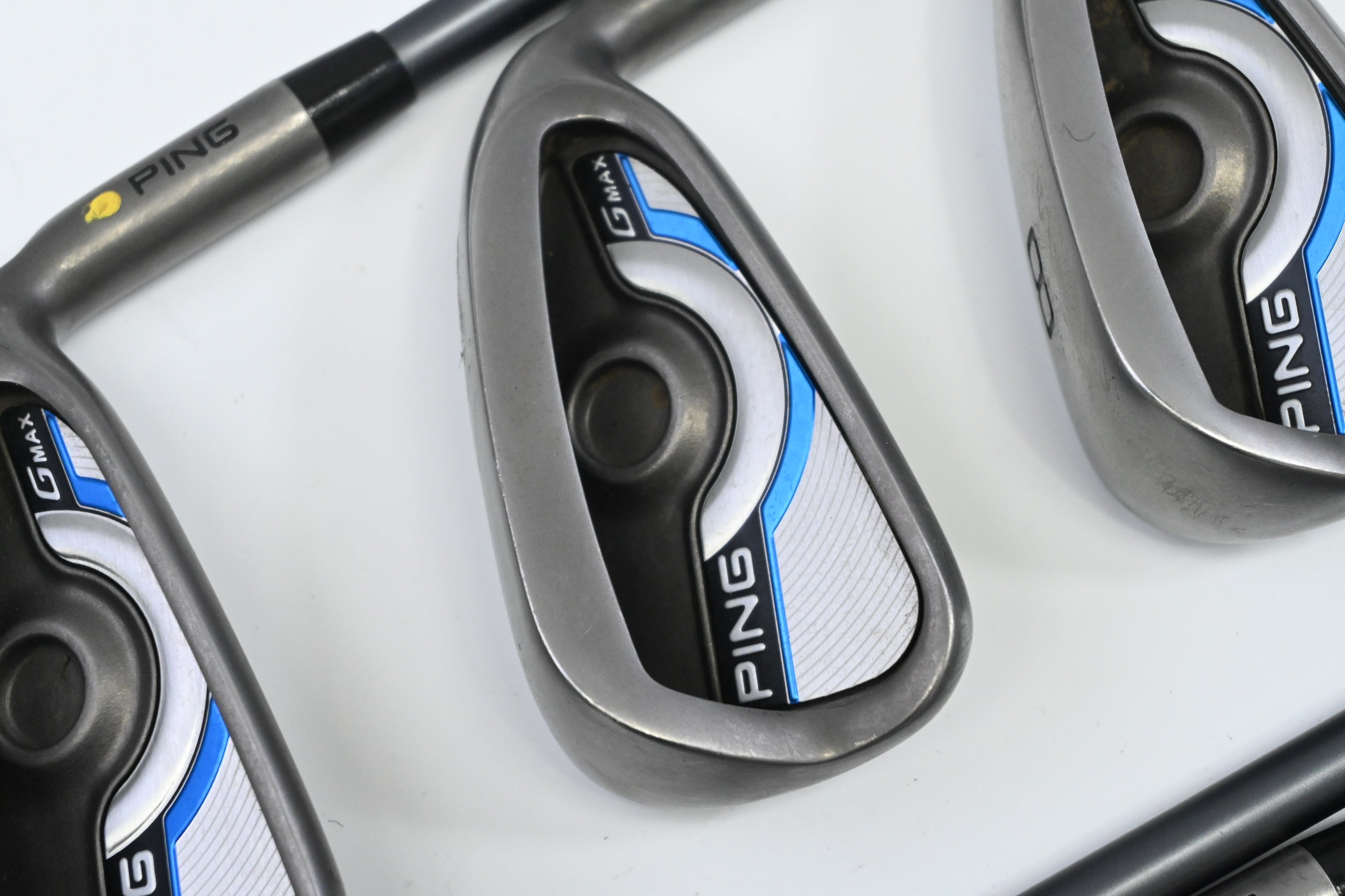 Ping GMax Irons / 6-PW+UW / Yellow Dot / Senior Flex Ping CFS 65 Shafts