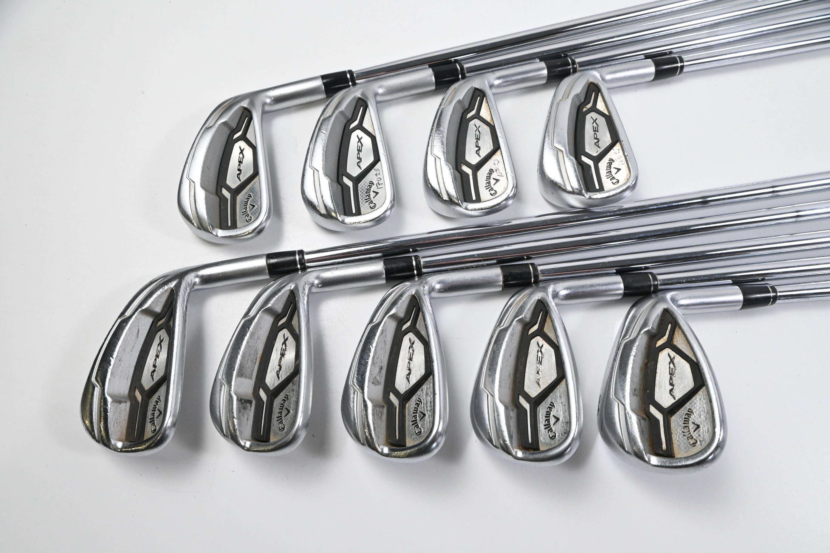 Callaway Apex CF16 Irons / 3-PW+GW / Stiff Flex Shimada Nine9 Shafts